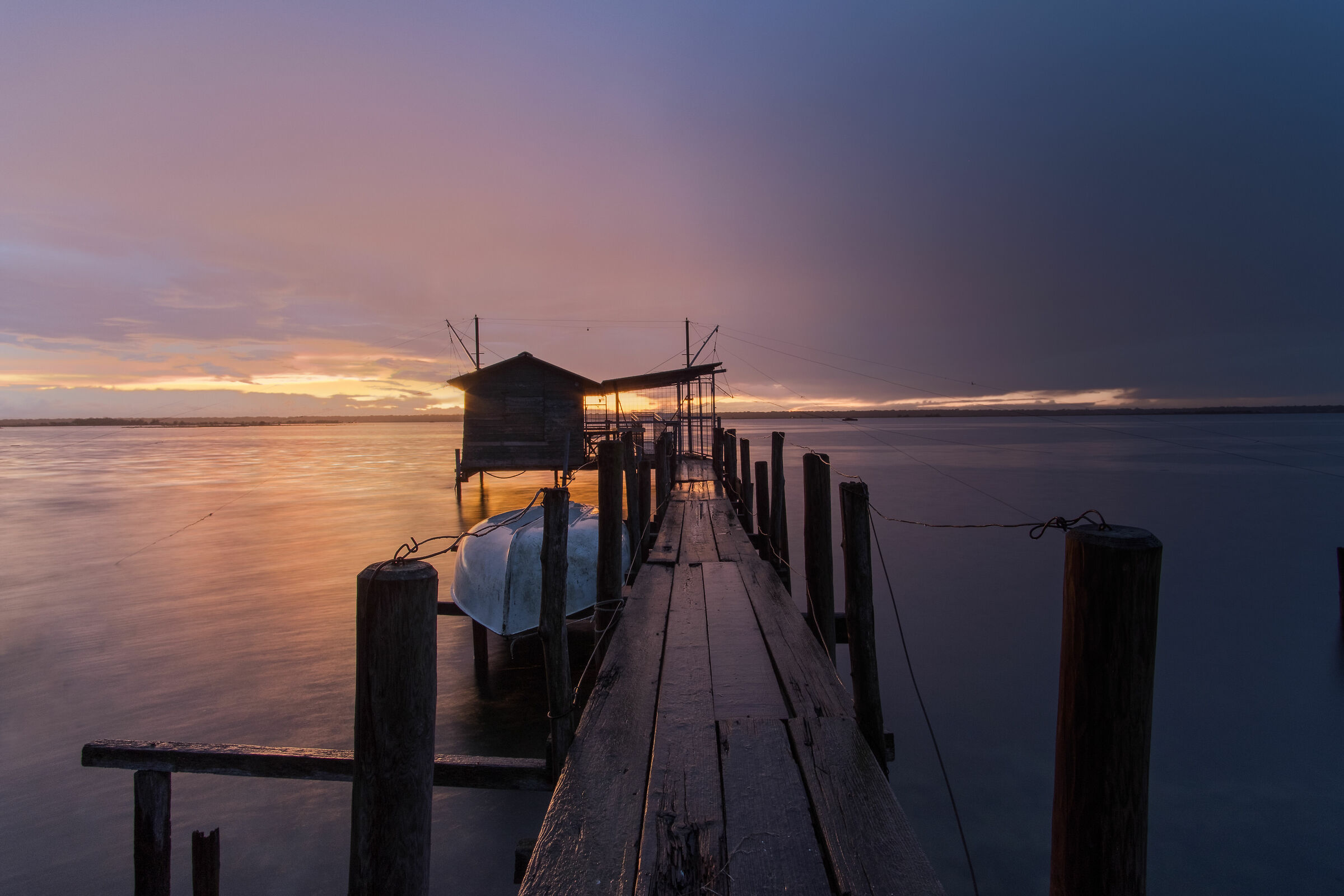 passaggio per il tramonto