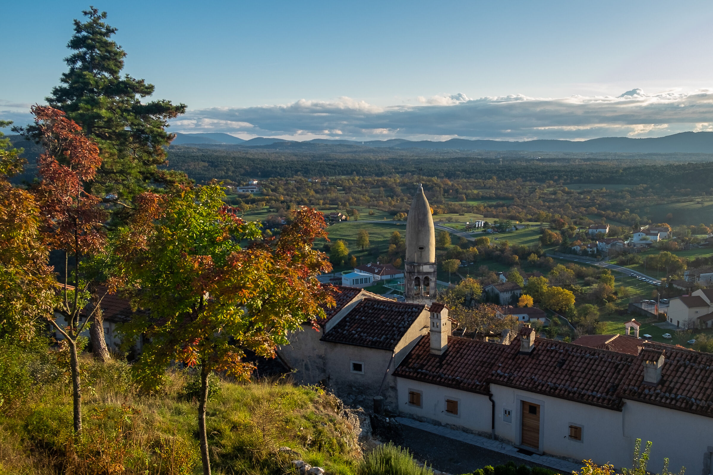 Slovenia il colle di Stanjel