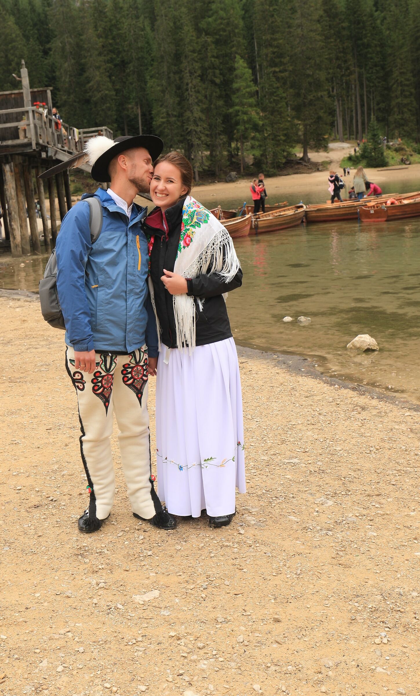 Lago di Braies Bolzano(turisti)