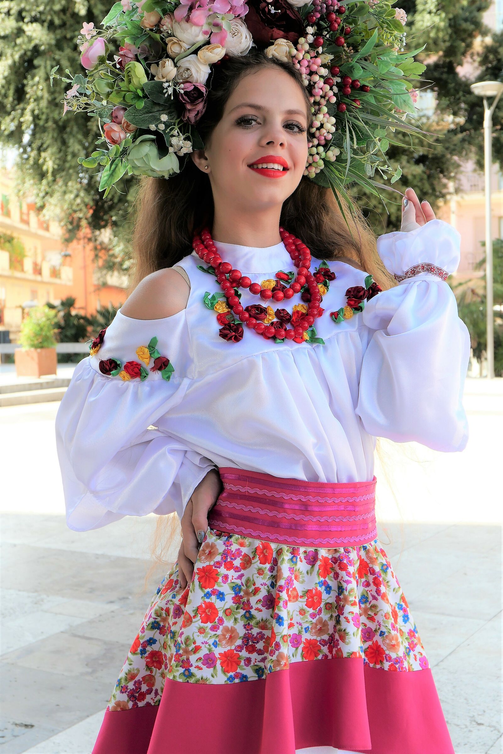 Flowered and sweet Maiden!