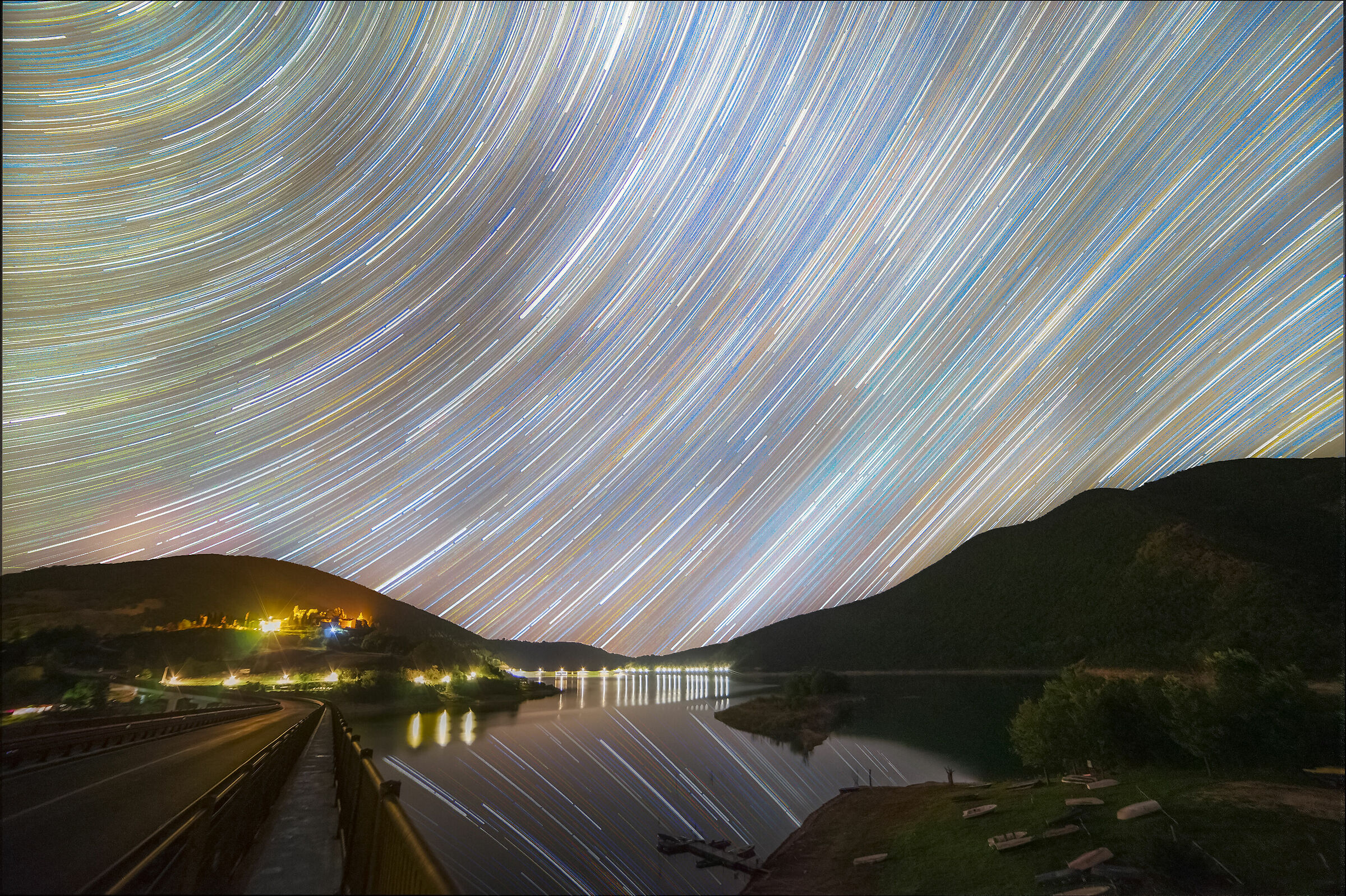 The lights of the lake