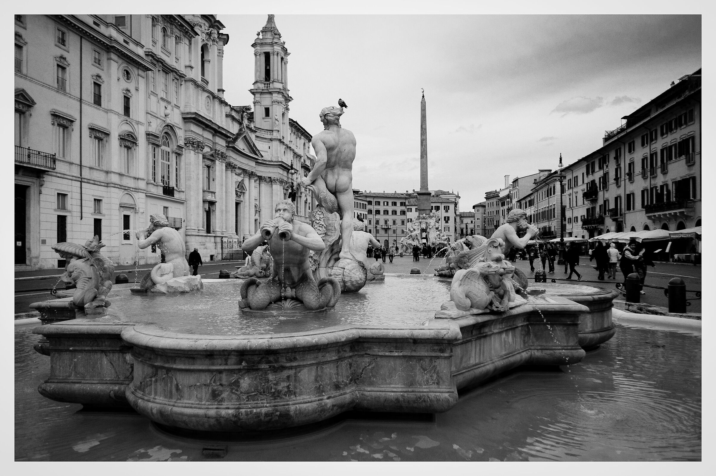La Fontana del Moro a Piazza Navona...