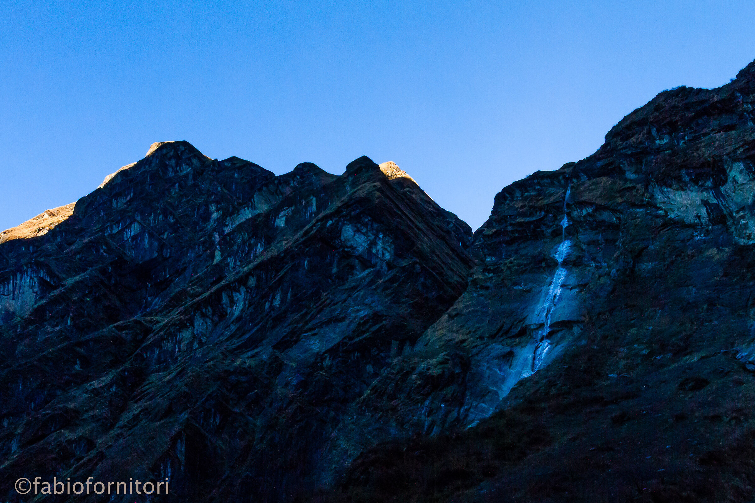 Mountain shadow , Nepal 2010