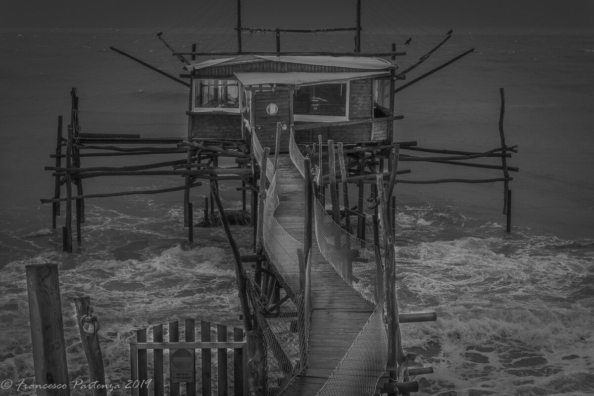 Tragic black and white