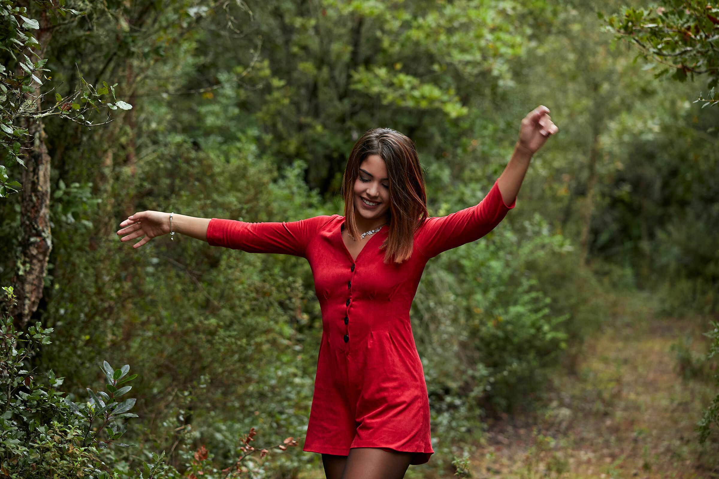Danzando nel bosco