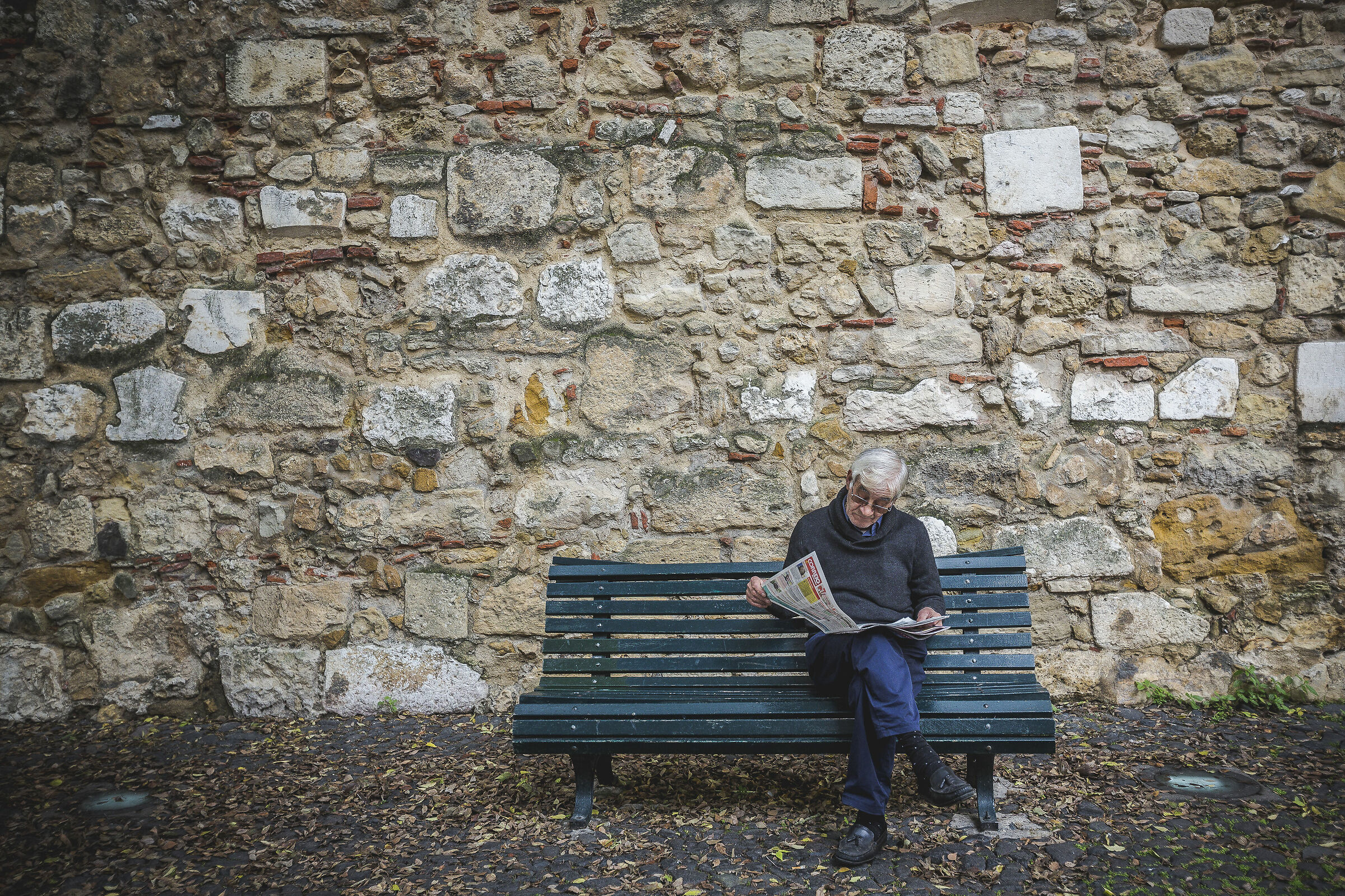 The Old Man and the Newspaper