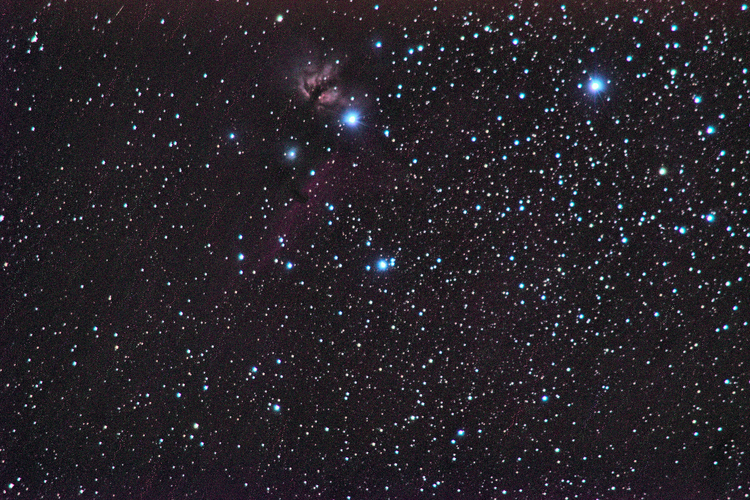 Nebula Flame and Horse's Head