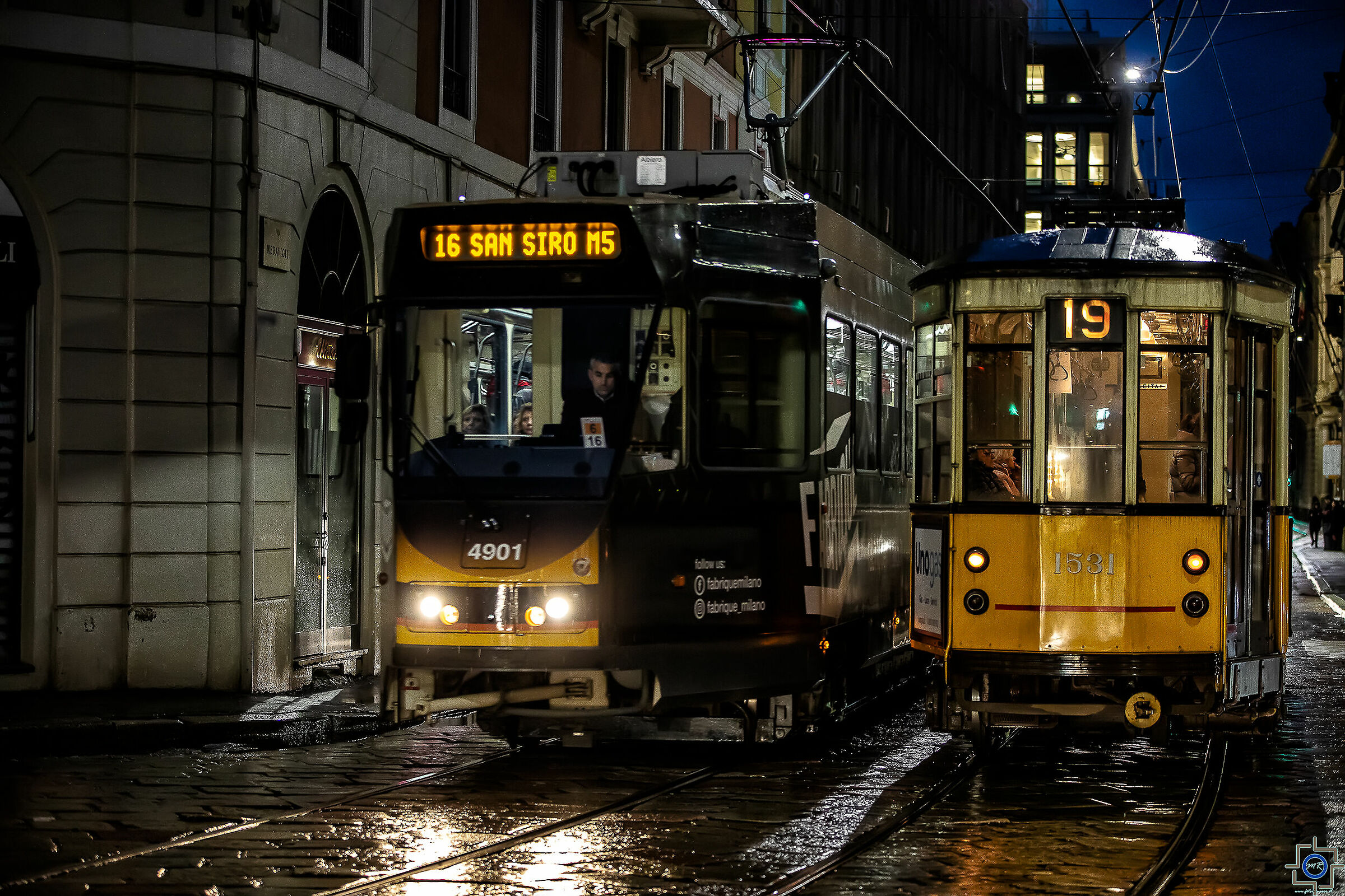 Milano rain and train :)