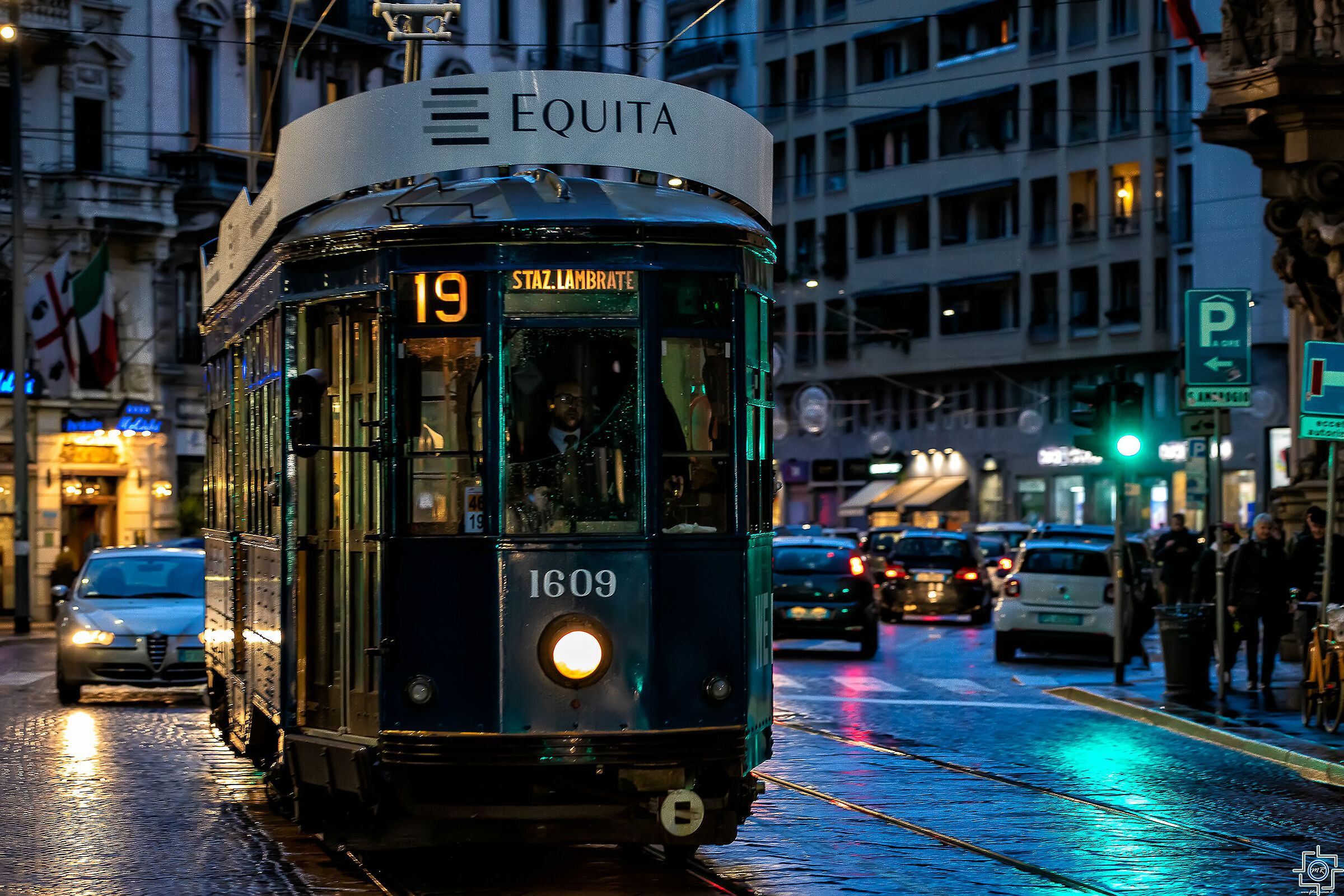 Milano rain and train :)