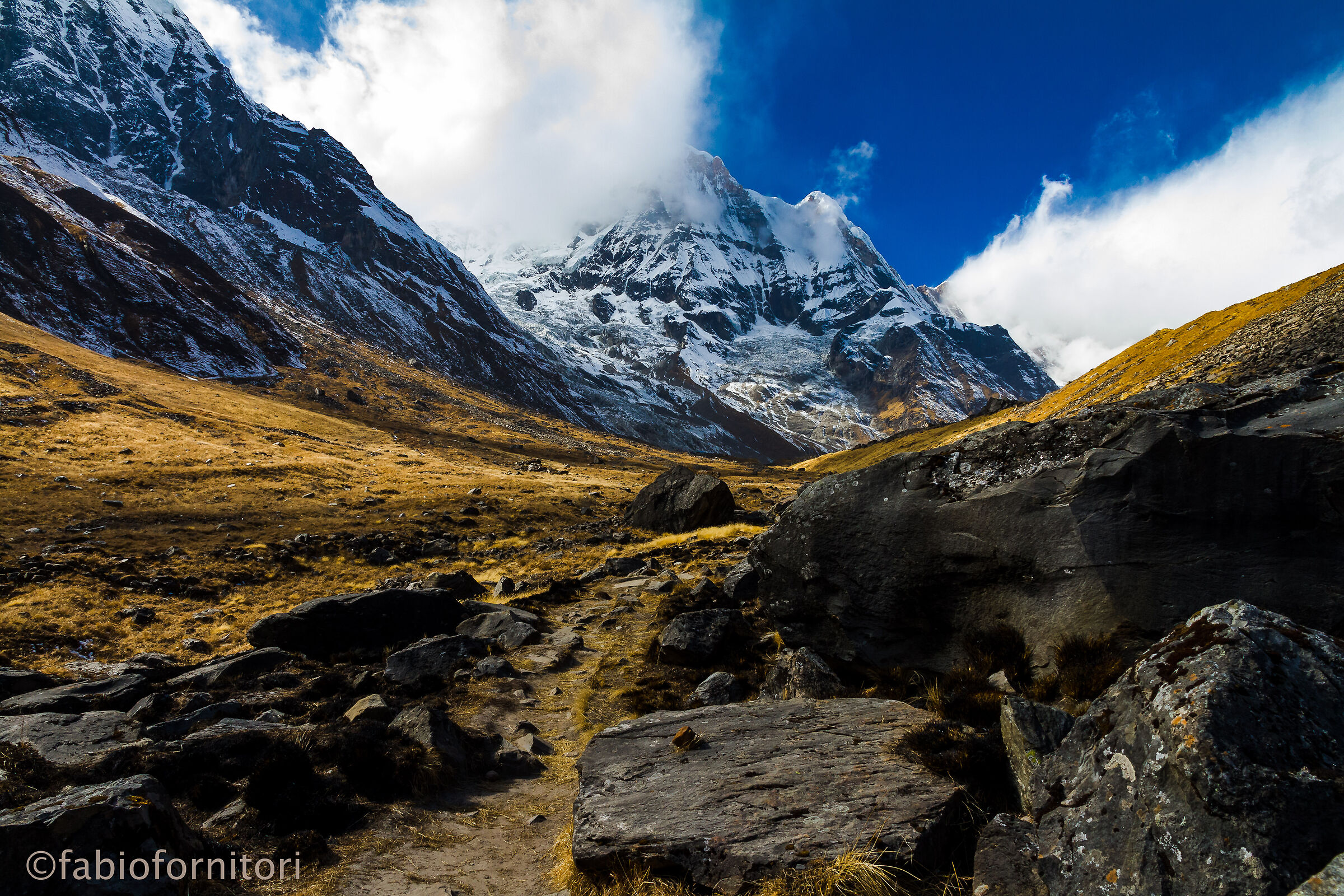 Going up to Annapurna Base Camp , Nepal 2010