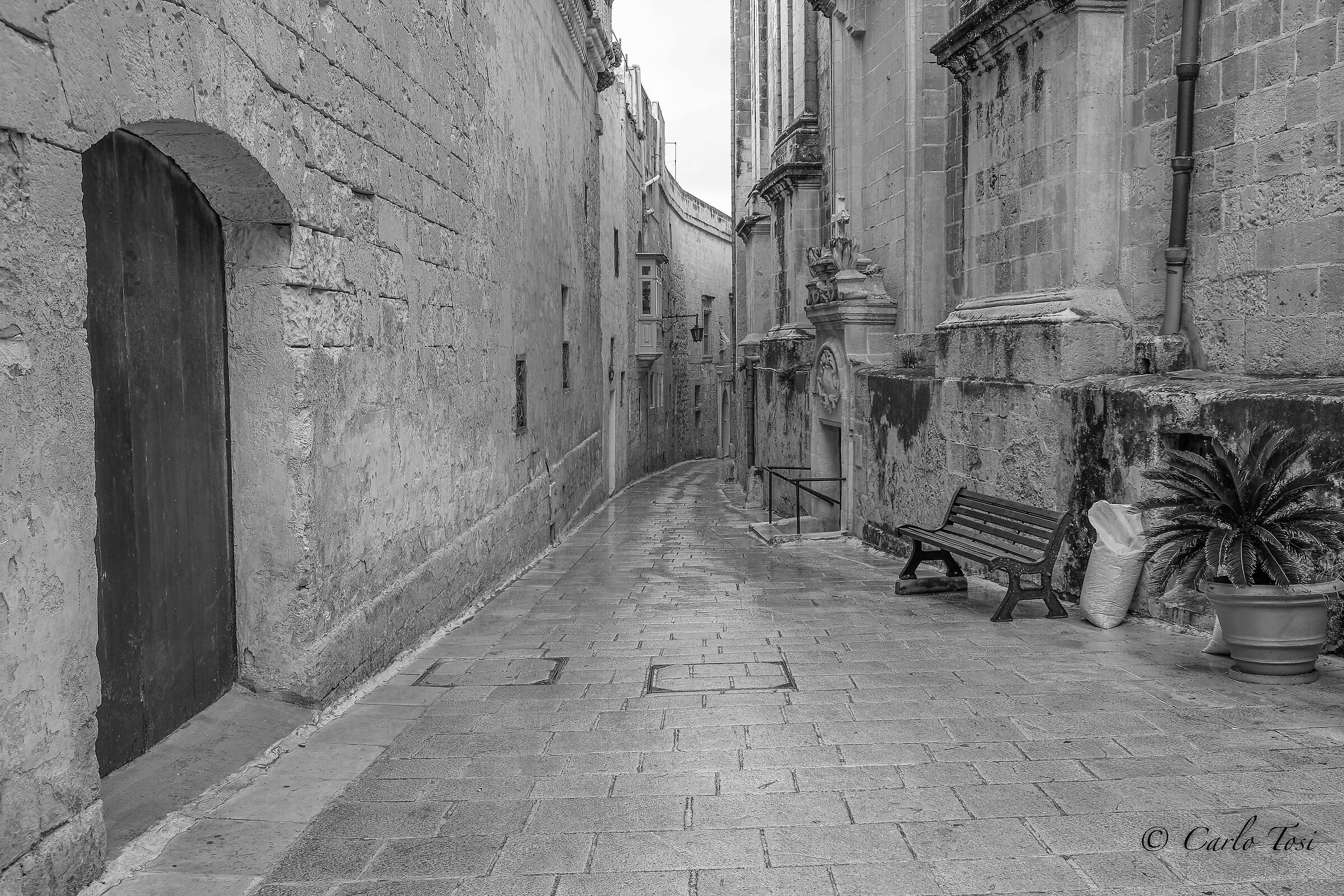 Medina (Malta) dopo la pioggia