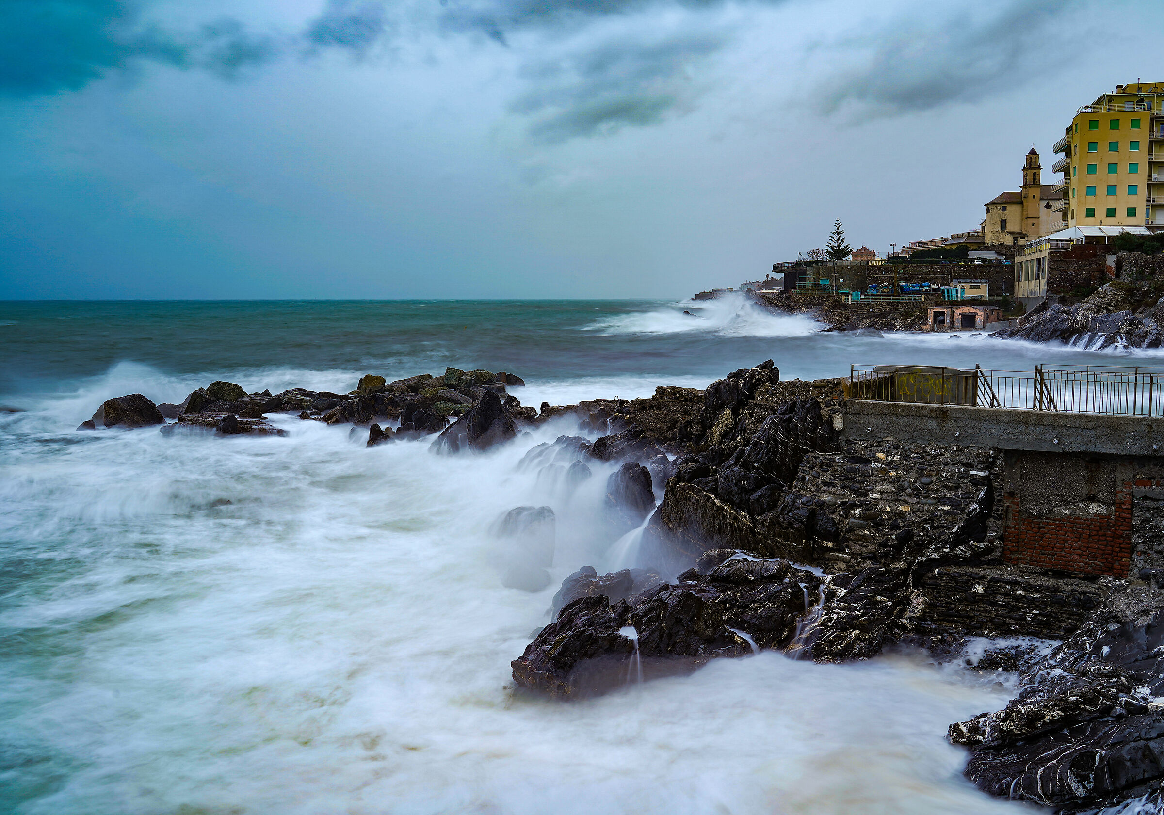 Quinto, Genova - Mareggiata