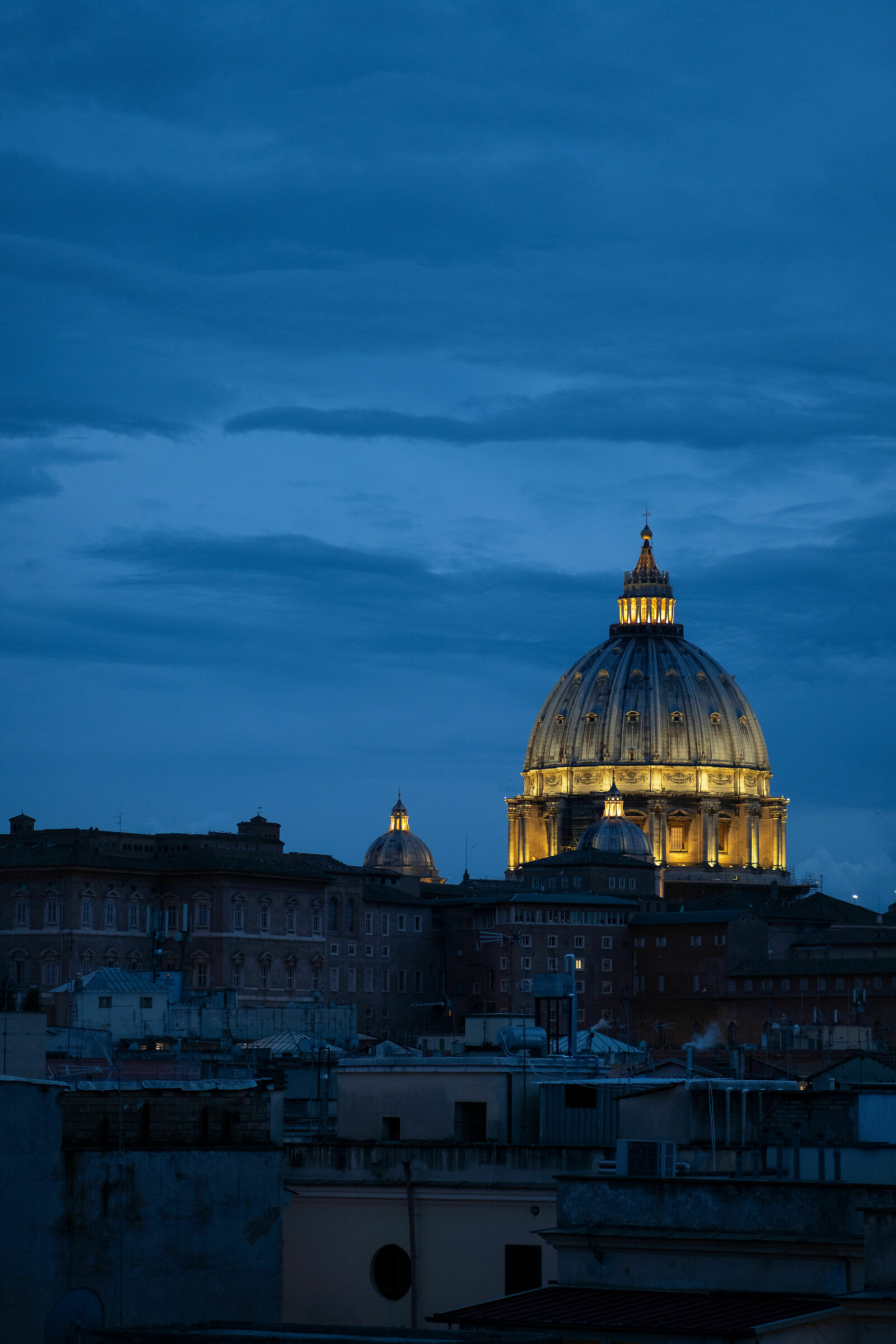 St. Peter's blue light