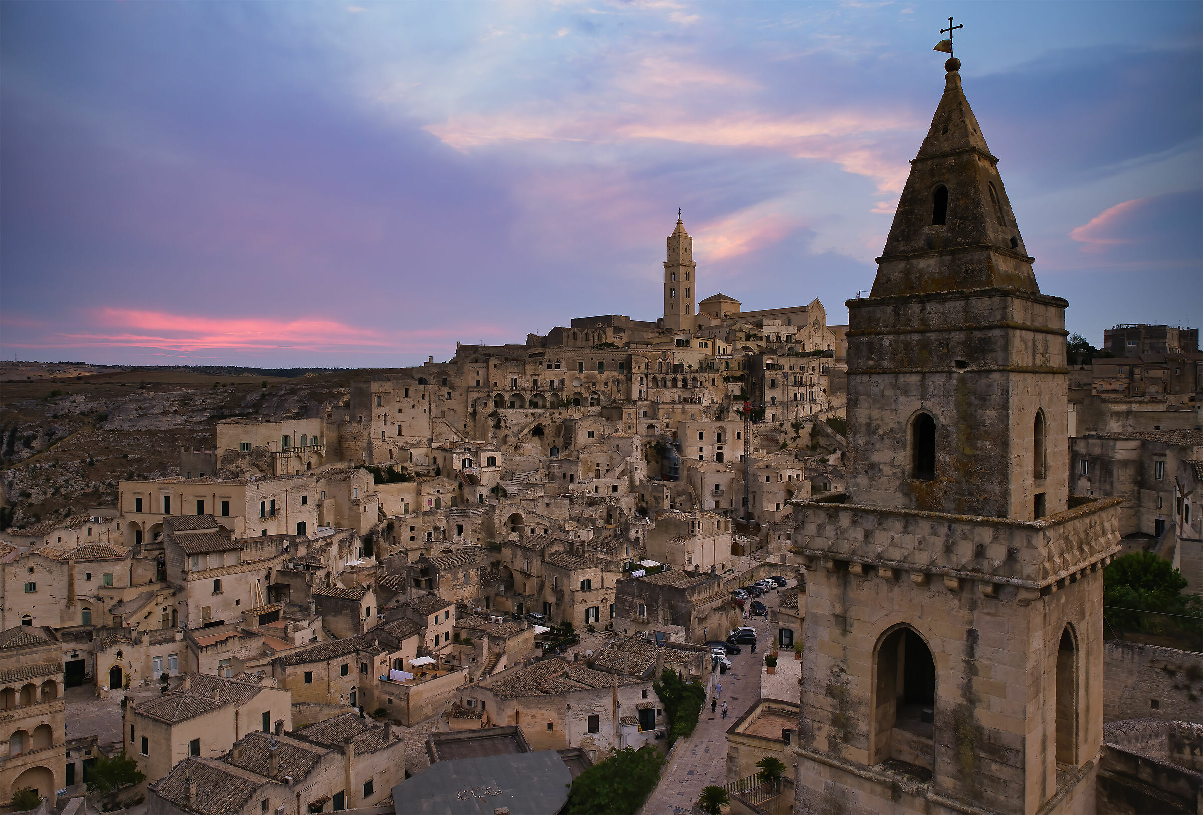 Dal campanile verso il tramonto
