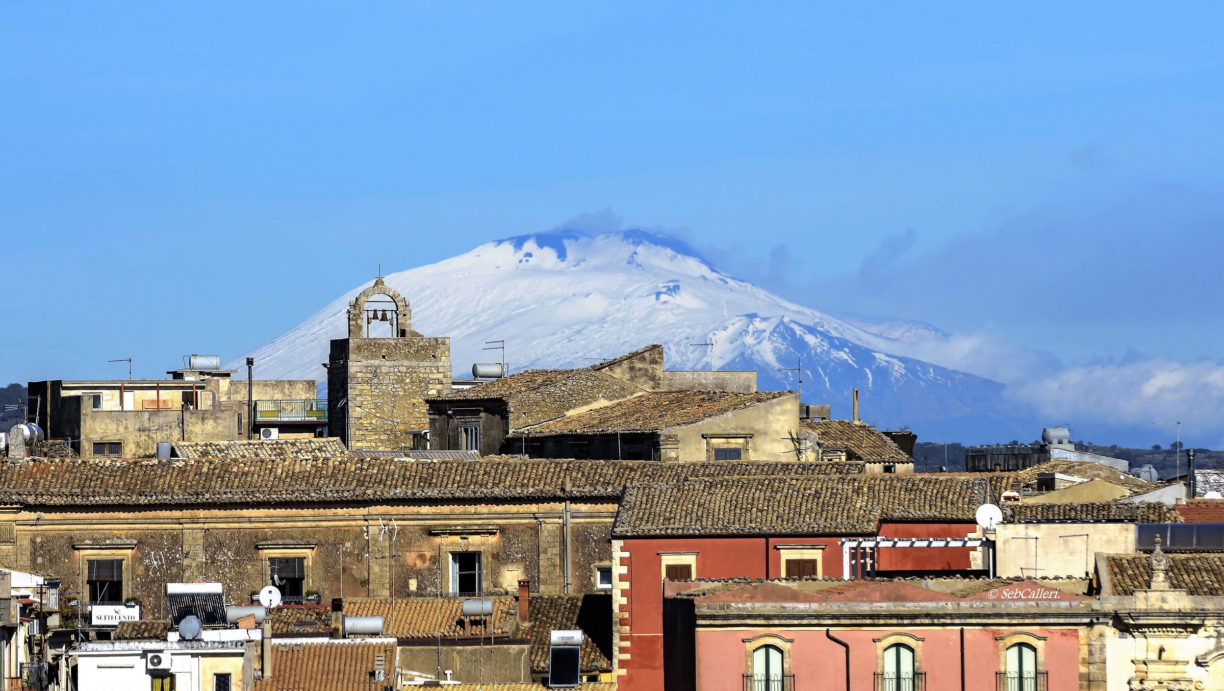 The ancient clock tower