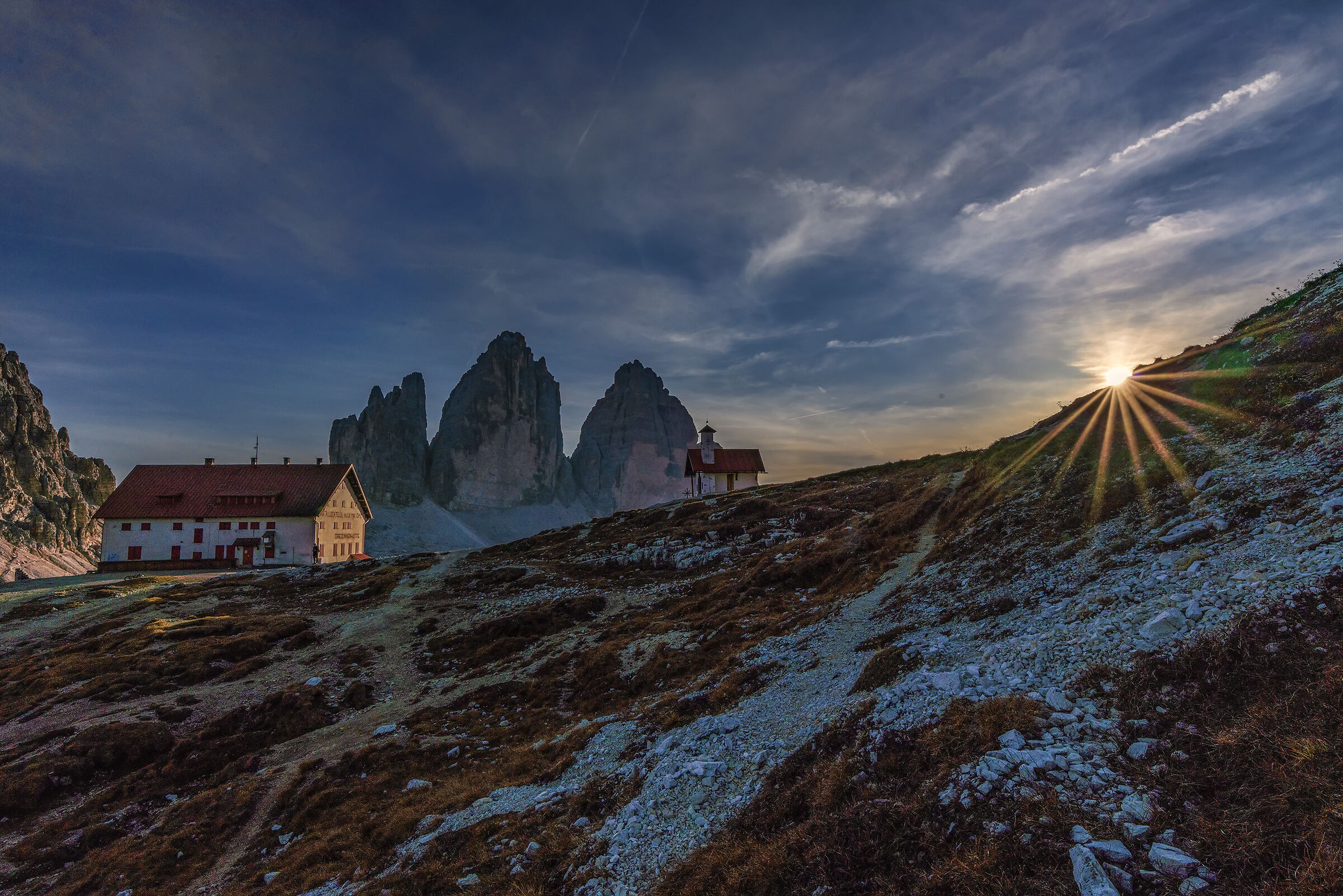 Latest lights at Locatelli-3 peaks