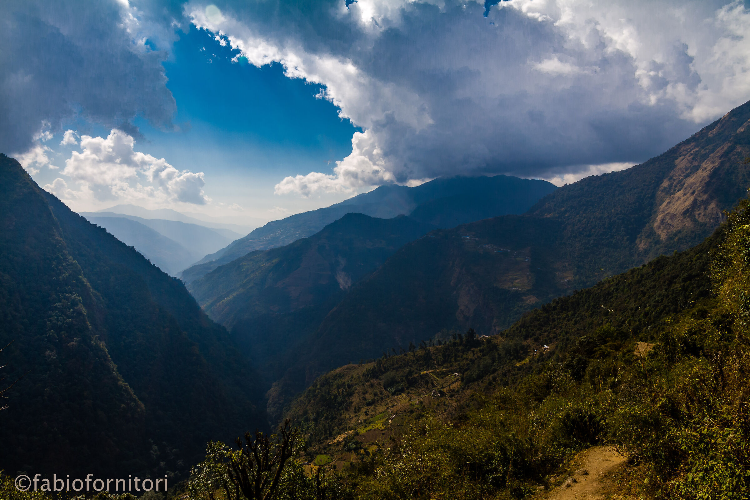 Deep valley , Nepal 2010
