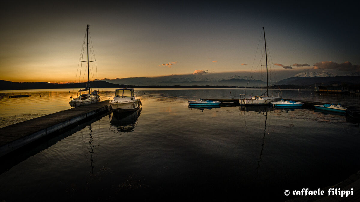 Tramonto al Lago di Viverone