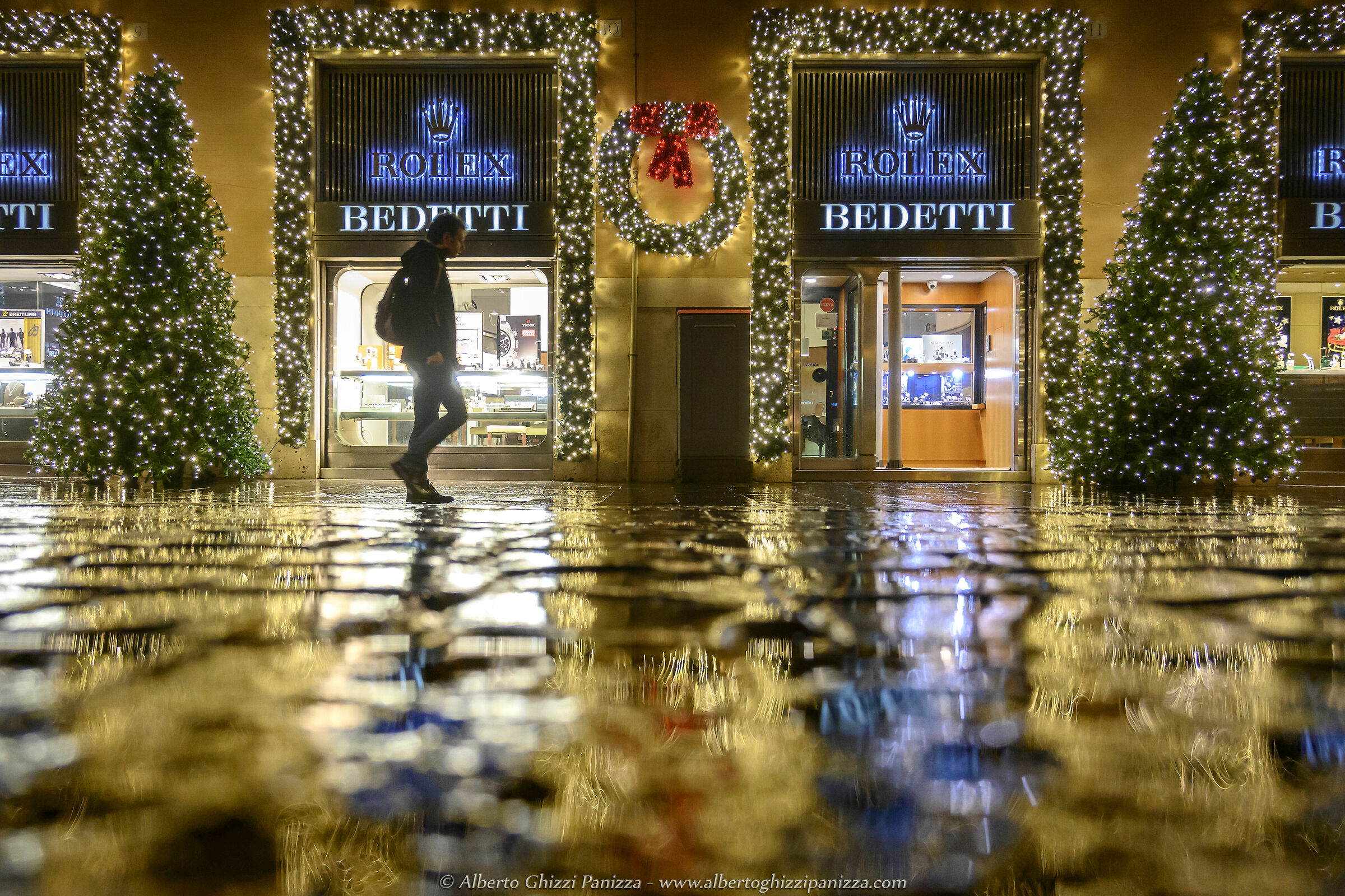 Tra i negozi di Roma