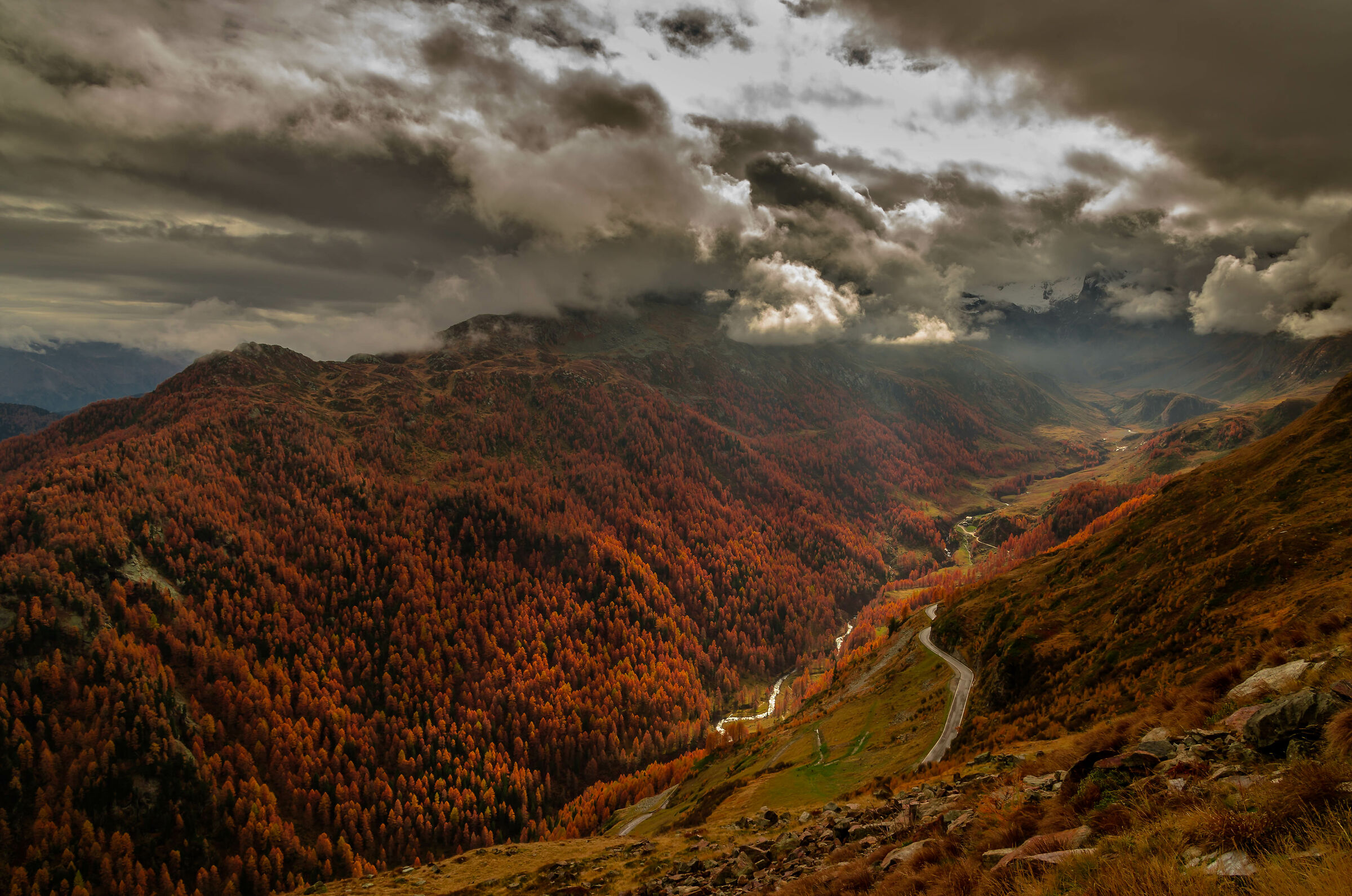 momenti magici al Passo del Rombo