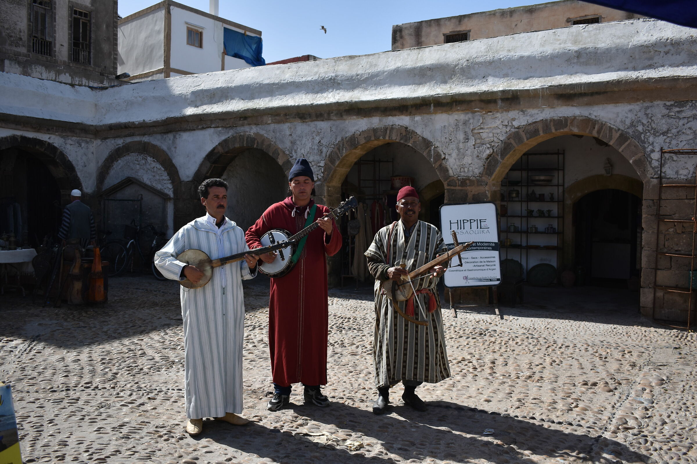 Musiciens dans la médina