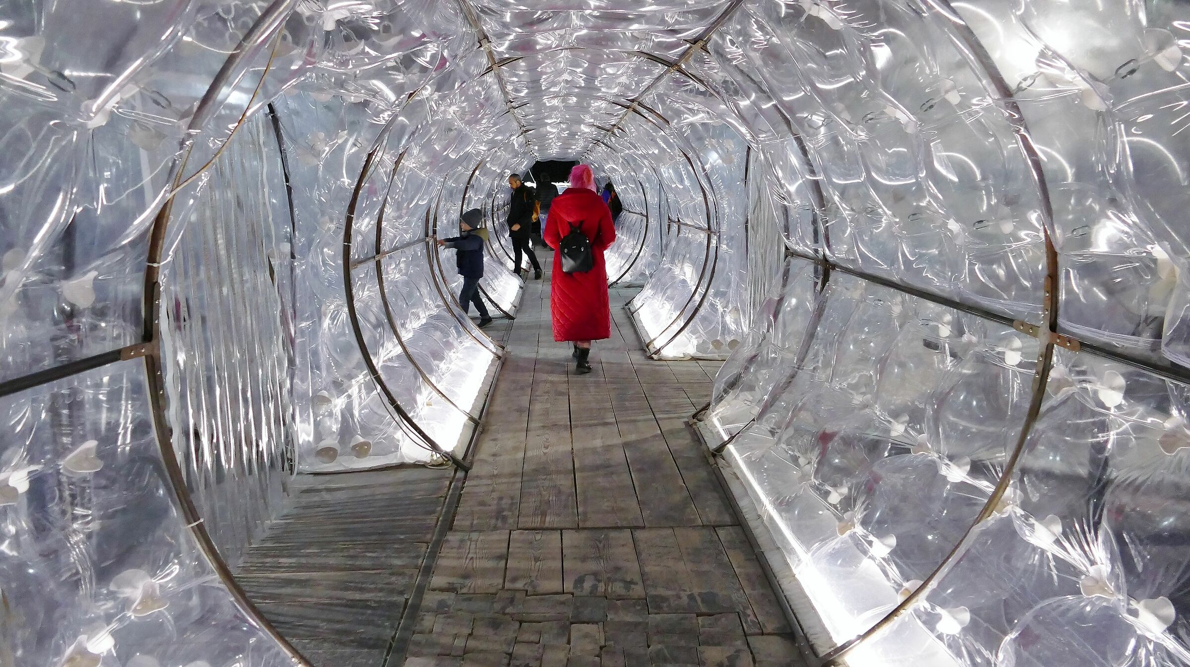 Biennale 2017, tunnel al padiglione Italia