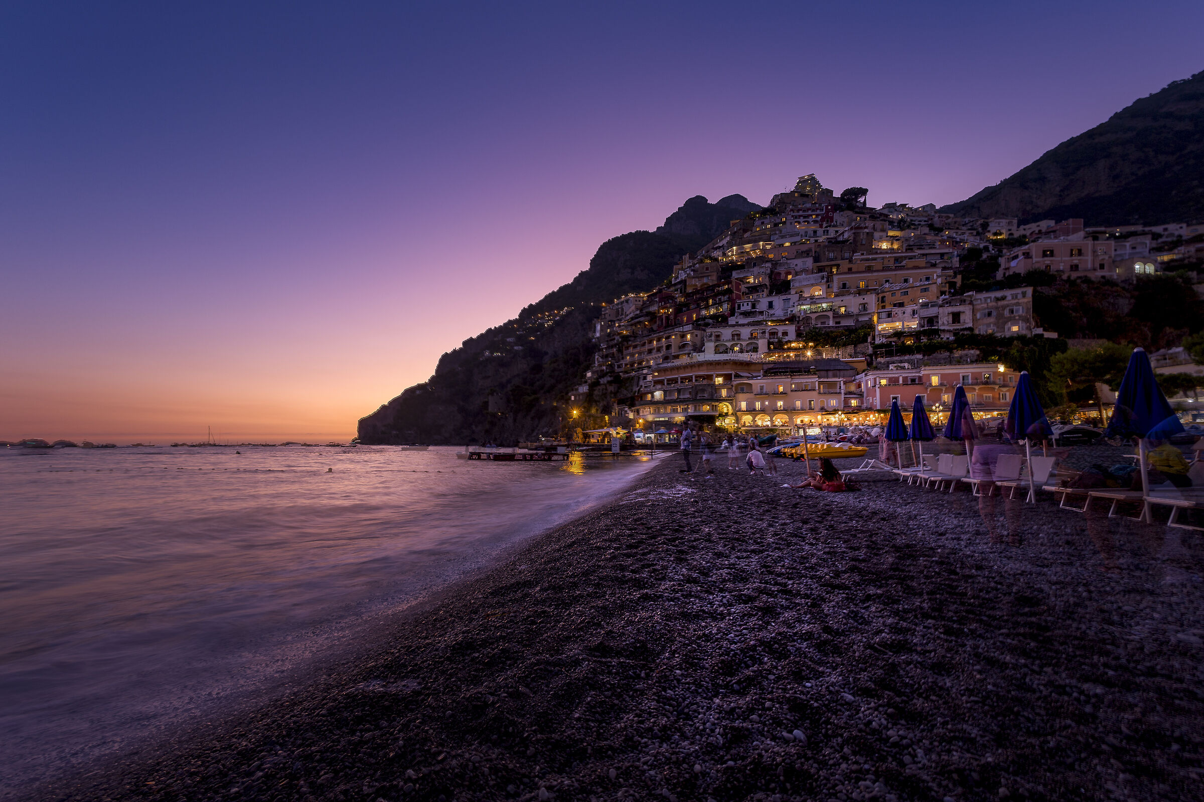 Sunset in Positano