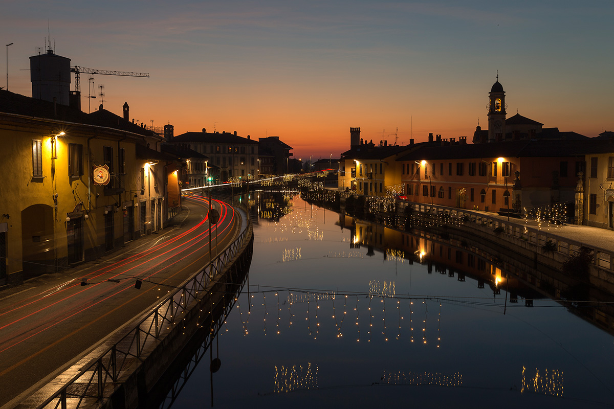 Tramonto naviglio di Corsico