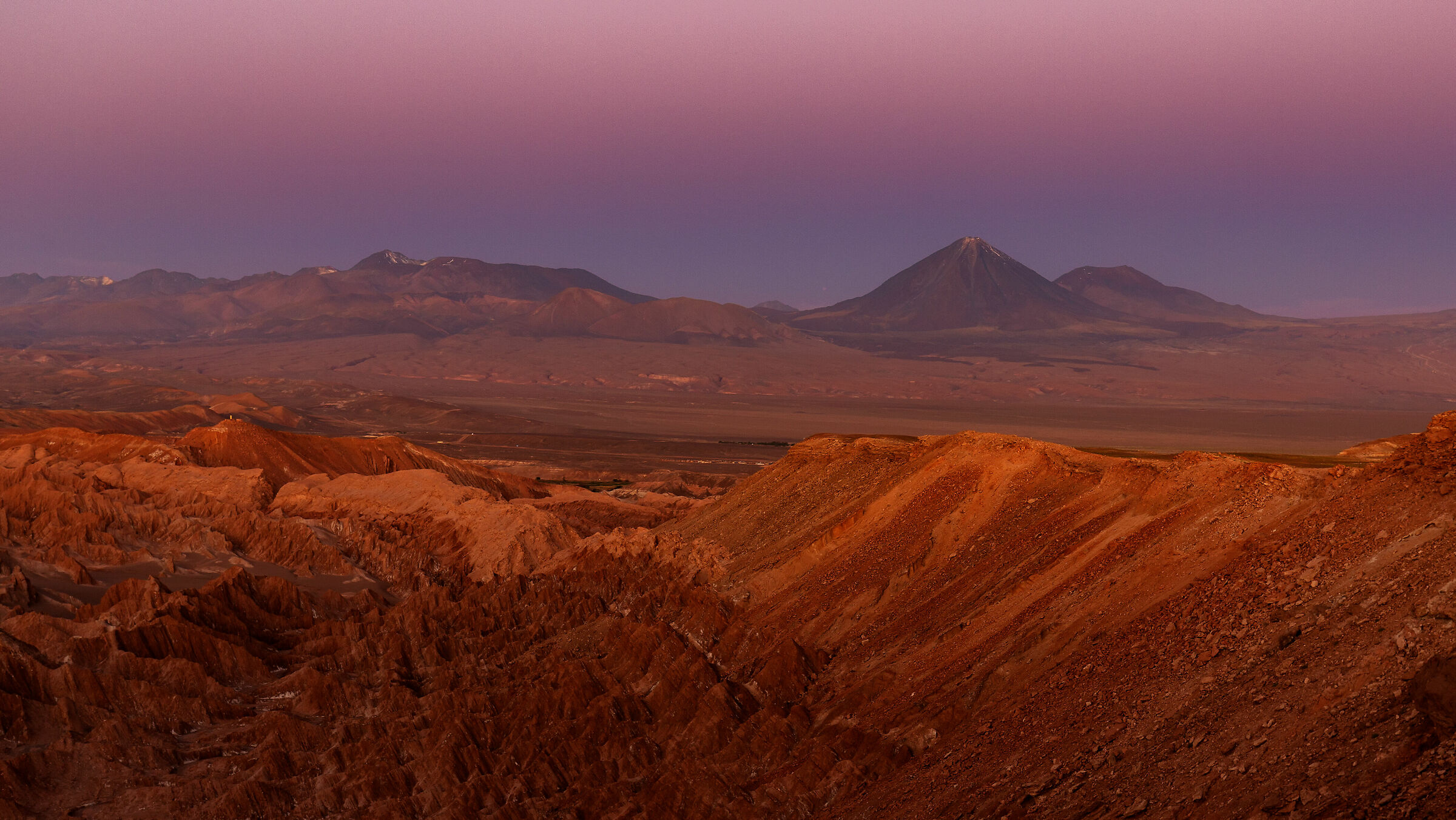 The Belt of Venus on the Licancabur