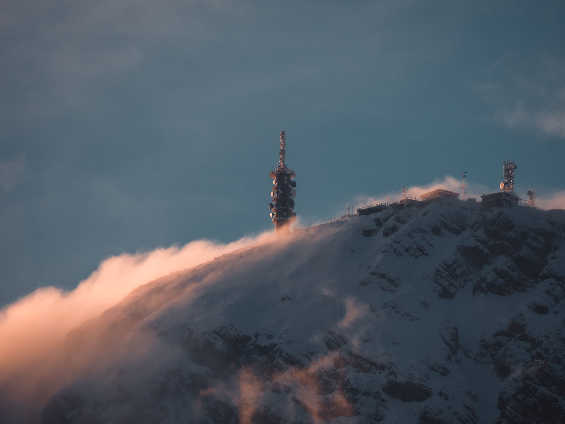 Monte Bondone.Tramonto