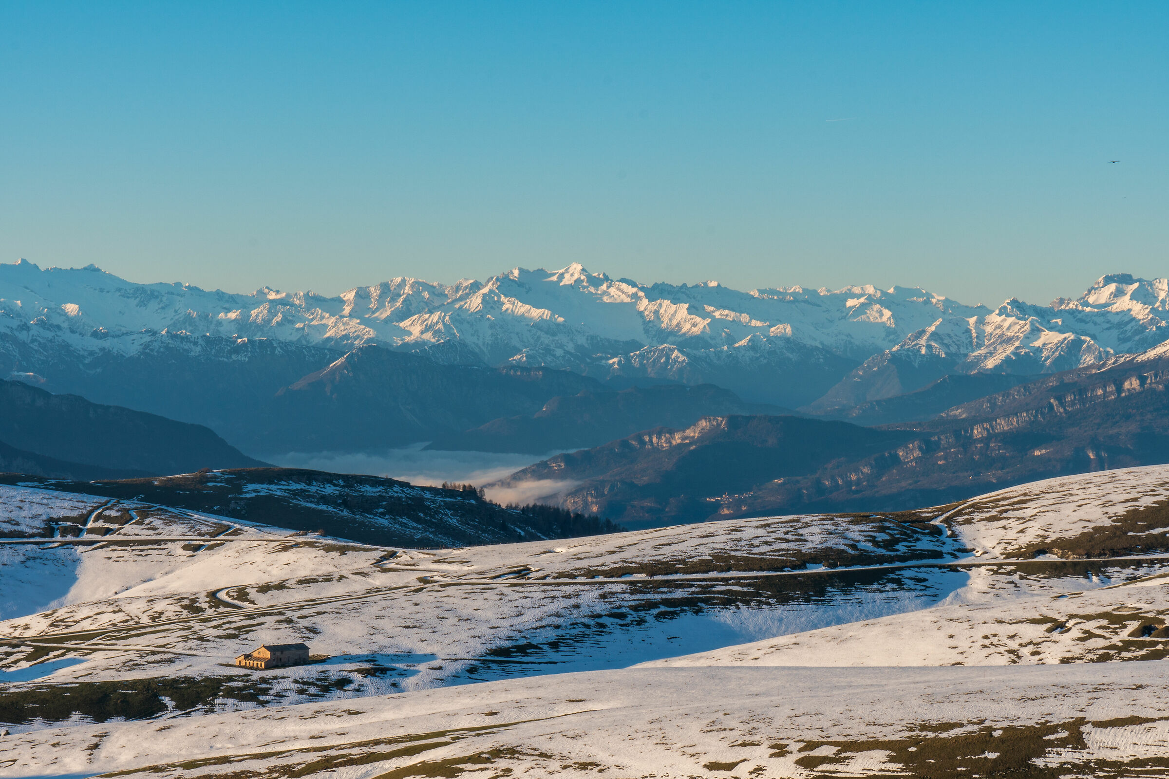 Panorama dal Monte Tomba, Lessinia