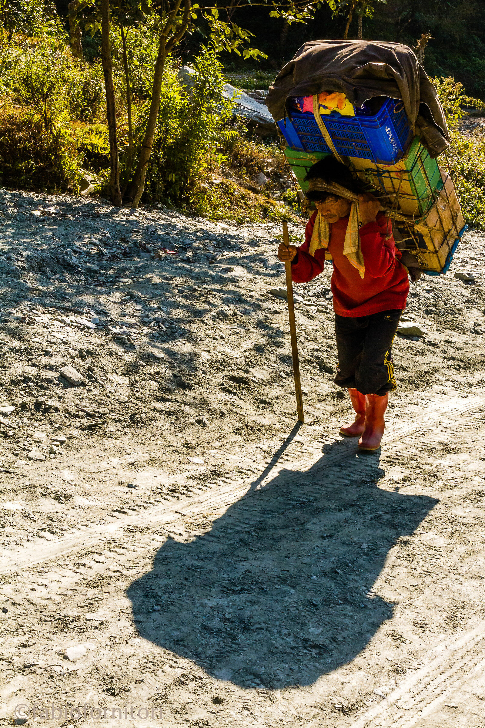 Porter in Annapurna Conservation Area, Nepal 2010