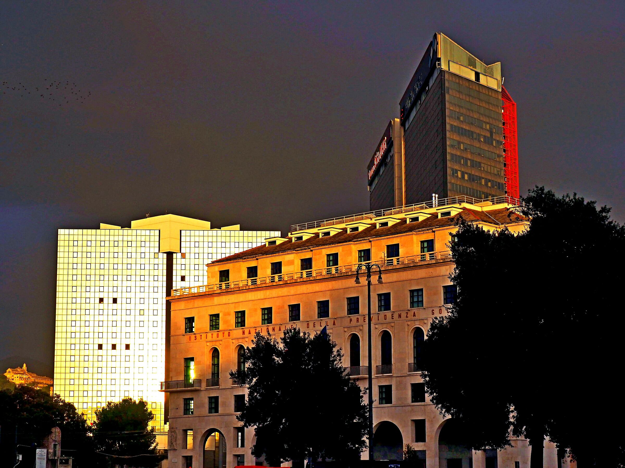 Corte Lambruschini al crepuscolo