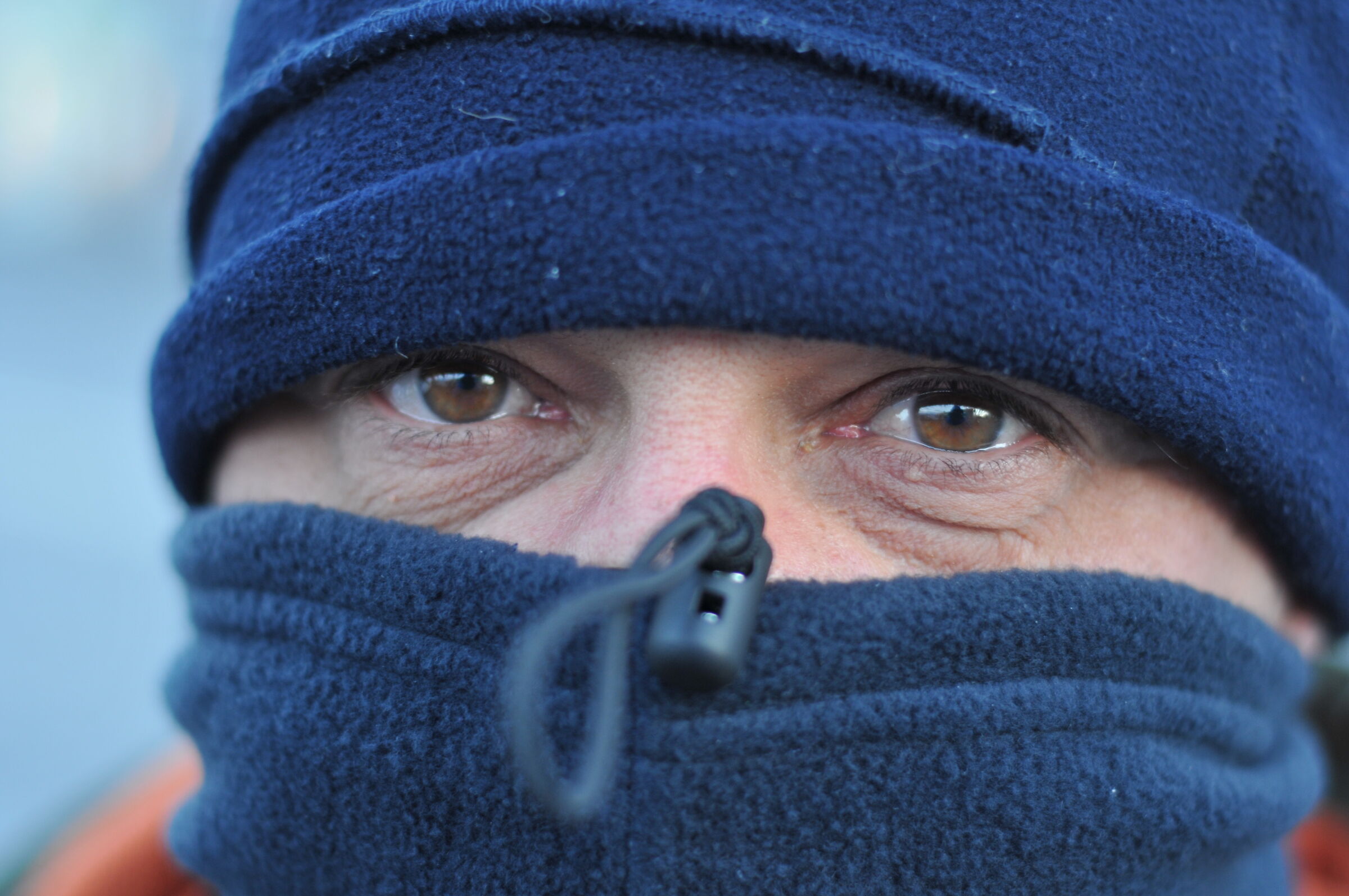 Self-portrait one day in Iceland