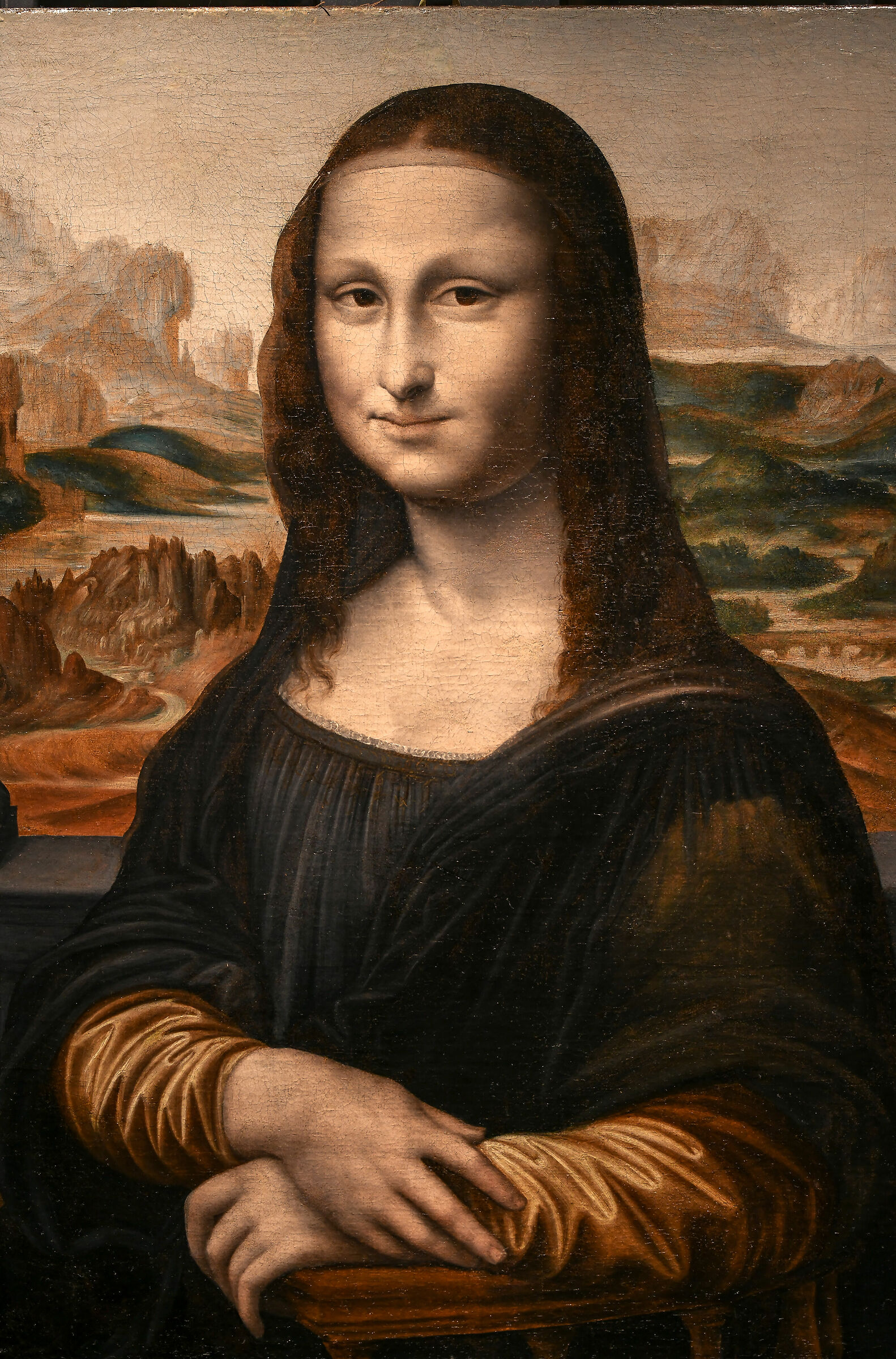 Leonardo at Villa Farnesina in Rome- "Torlonia Mona Lisa"