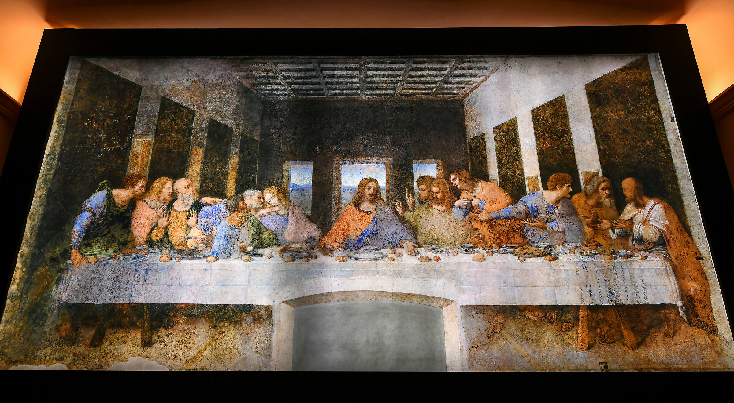 Leonardo at Villa Farnesina in Rome - "The Cenacle"