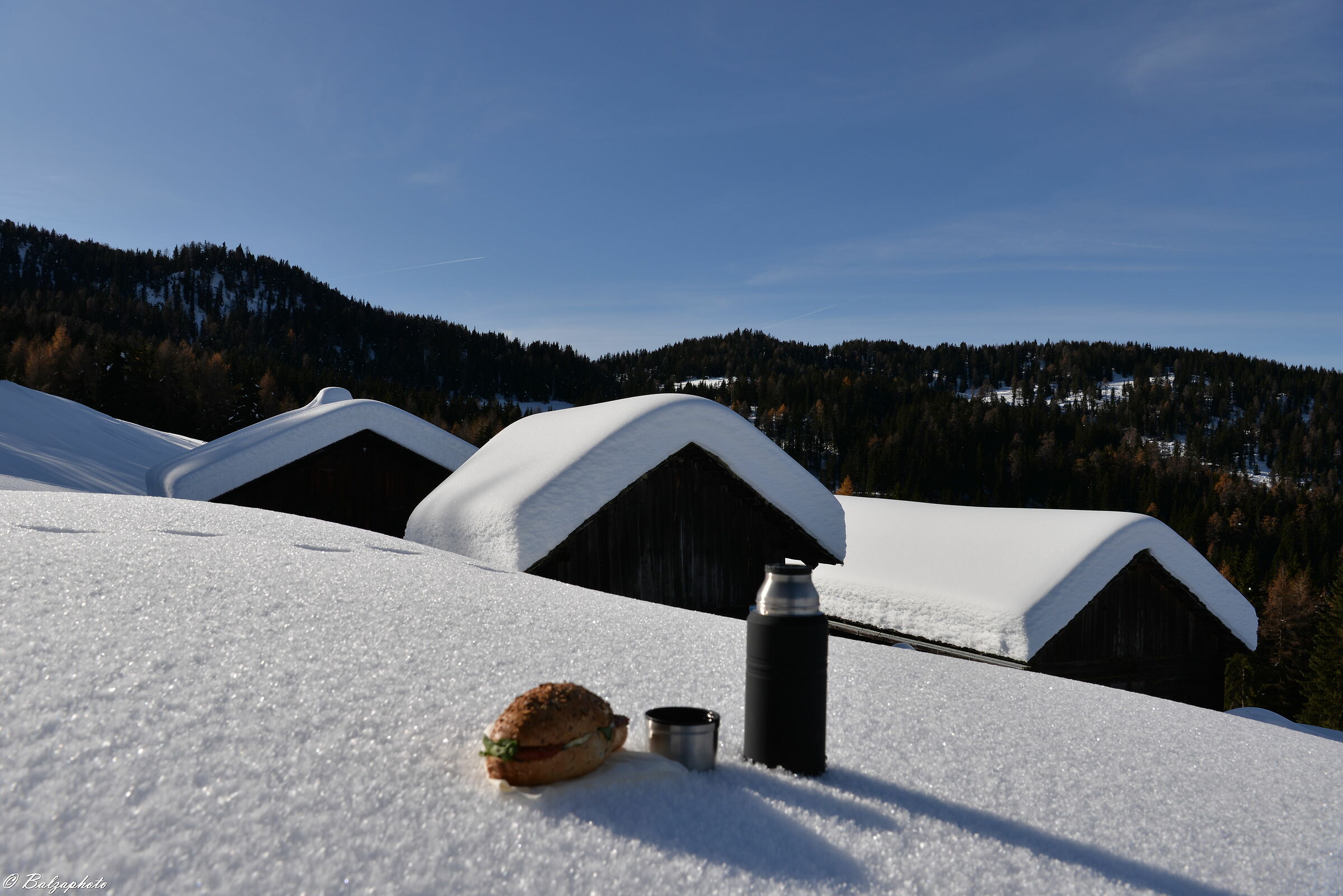 Sentiero verso Cima Lasta e malga Rastner novembre 2019