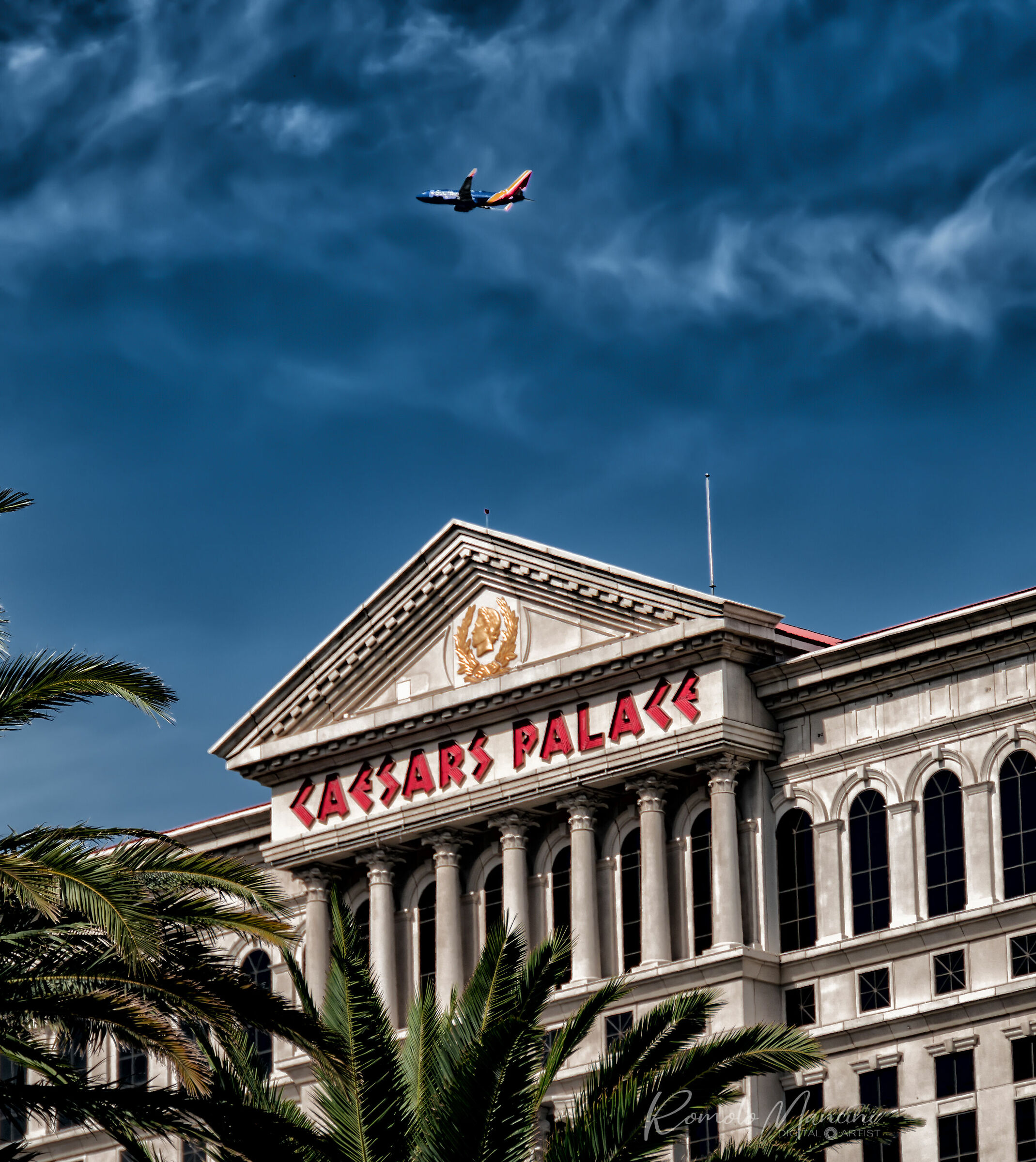 Caesar's Palace, Sun.