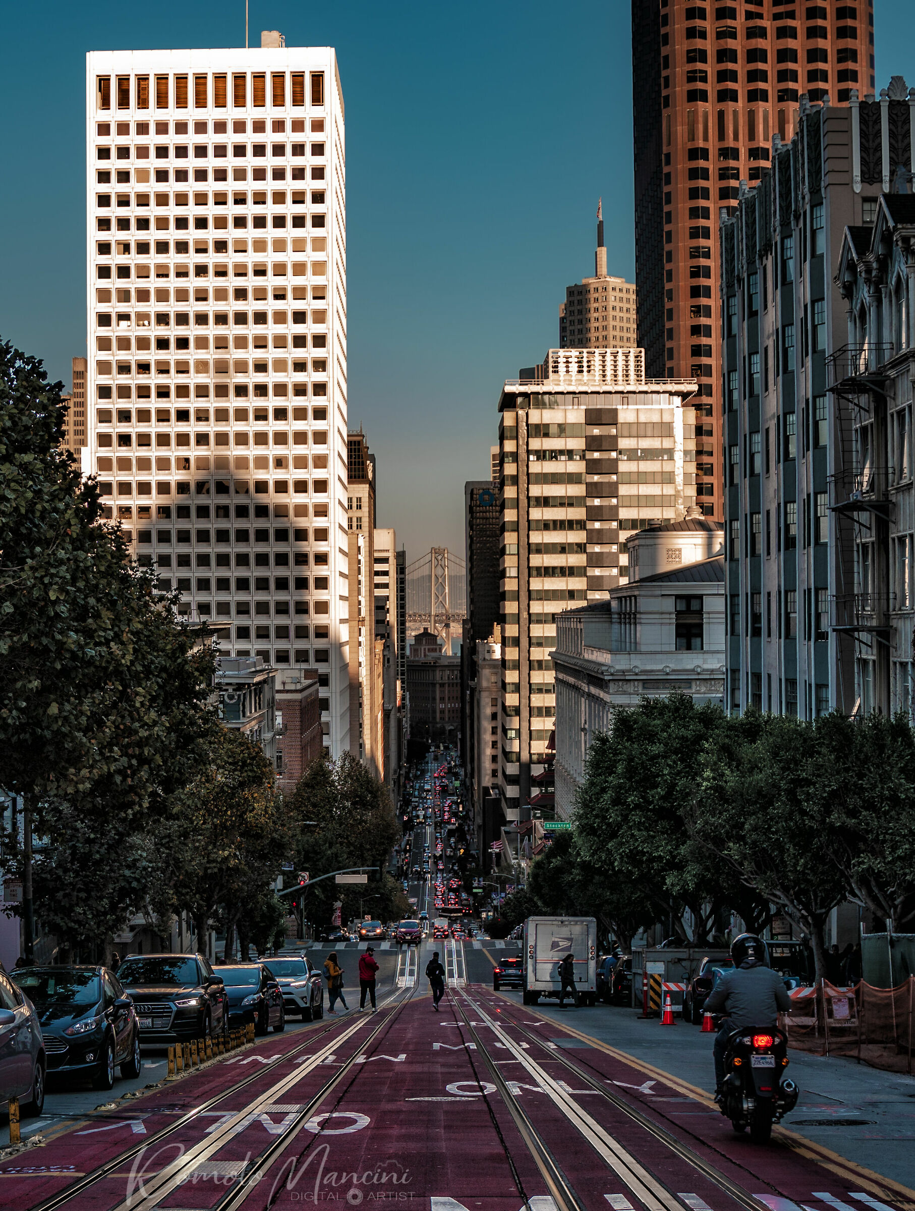 California Street - Bay Bridge view 3