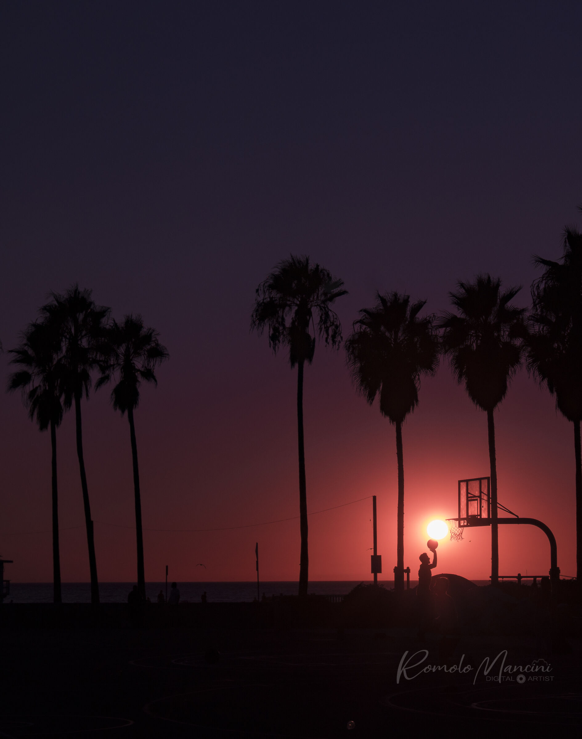 Venice Beach Sunset, California