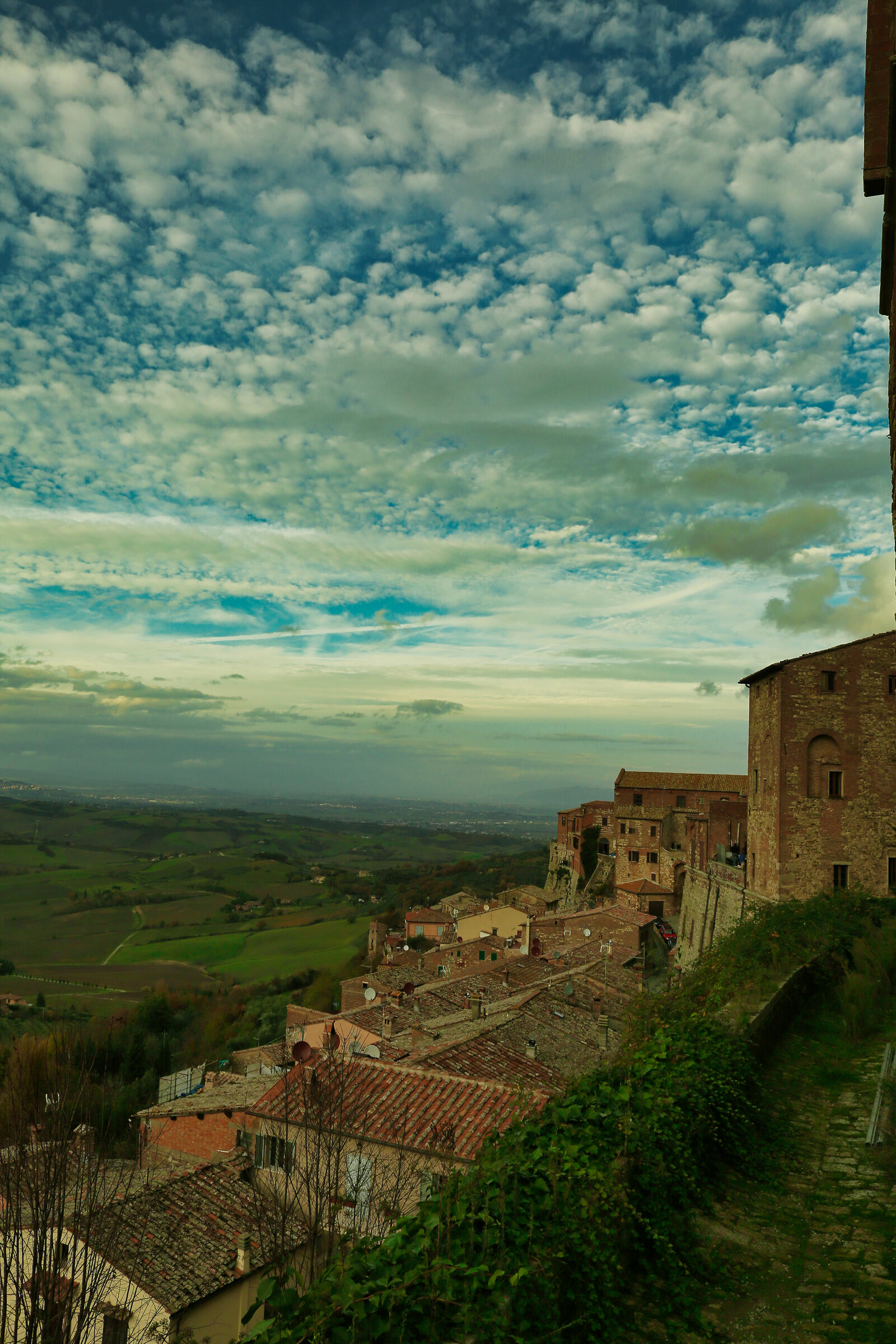 Val d'Orcia vista da Montepulciano