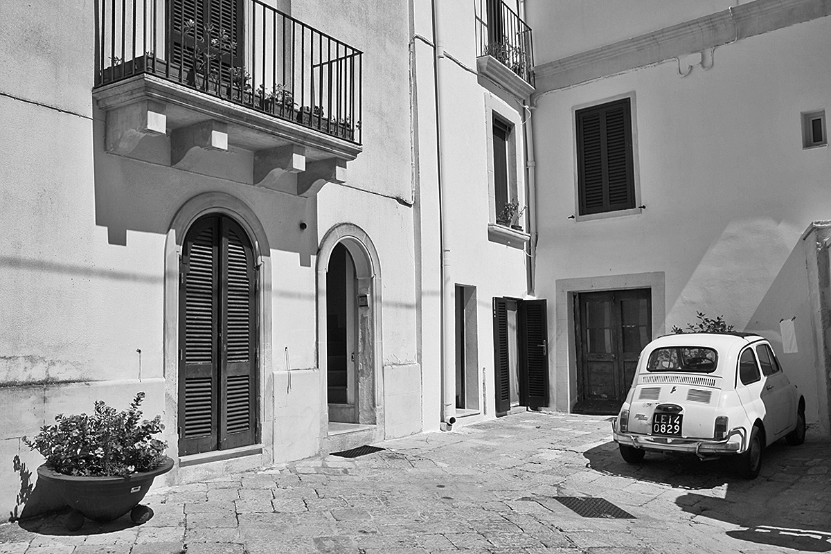 In the narrow streets of Lecce