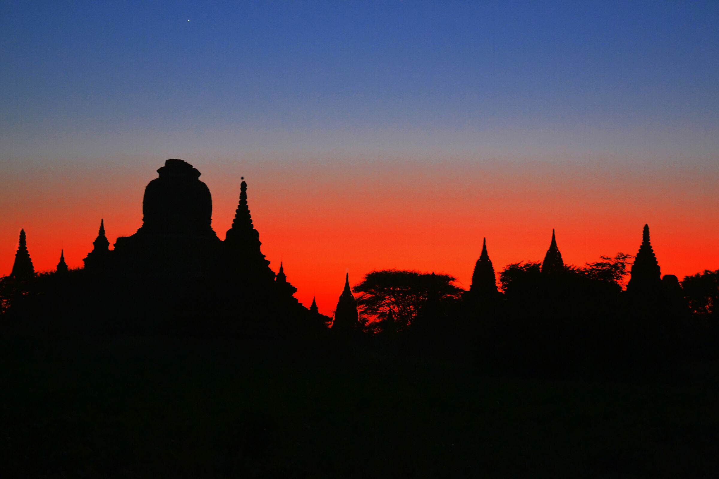 Sunset in Myanmar