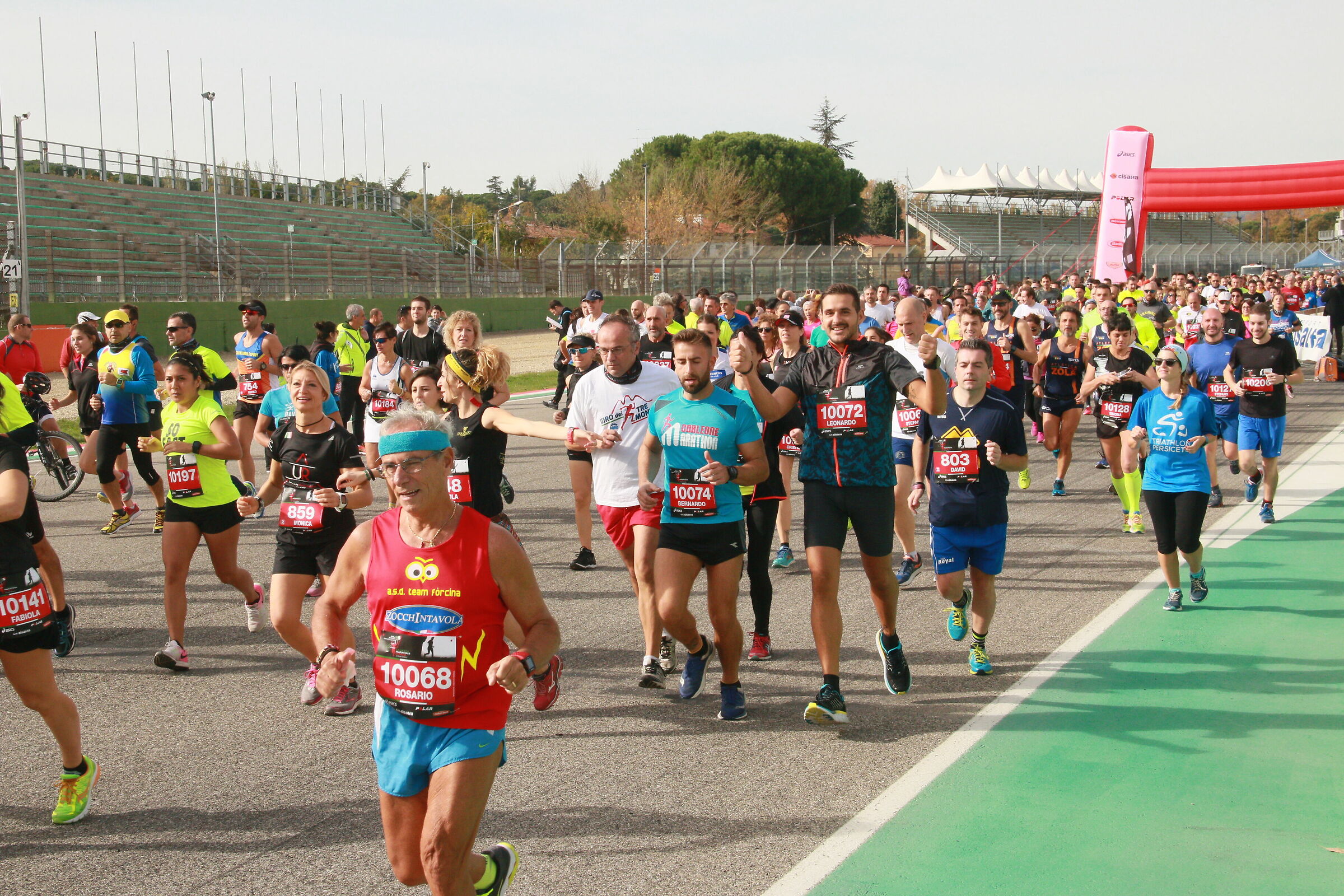 Autodromo di Imola.  Mezza Maratona d'Italia