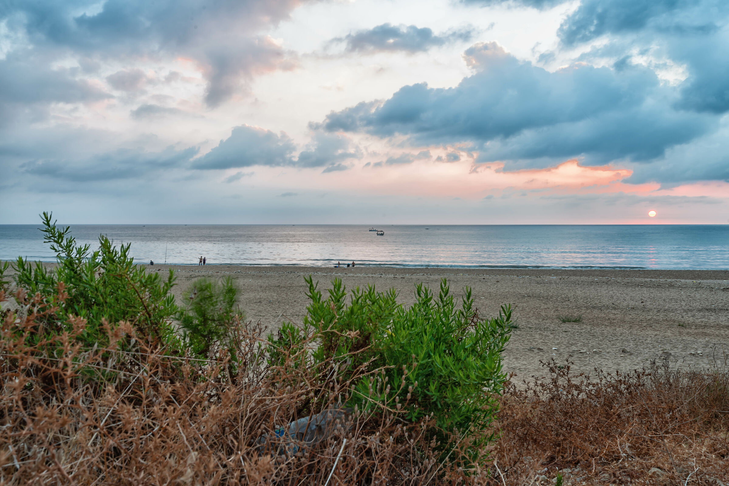 Sunset at White Sands Beach
