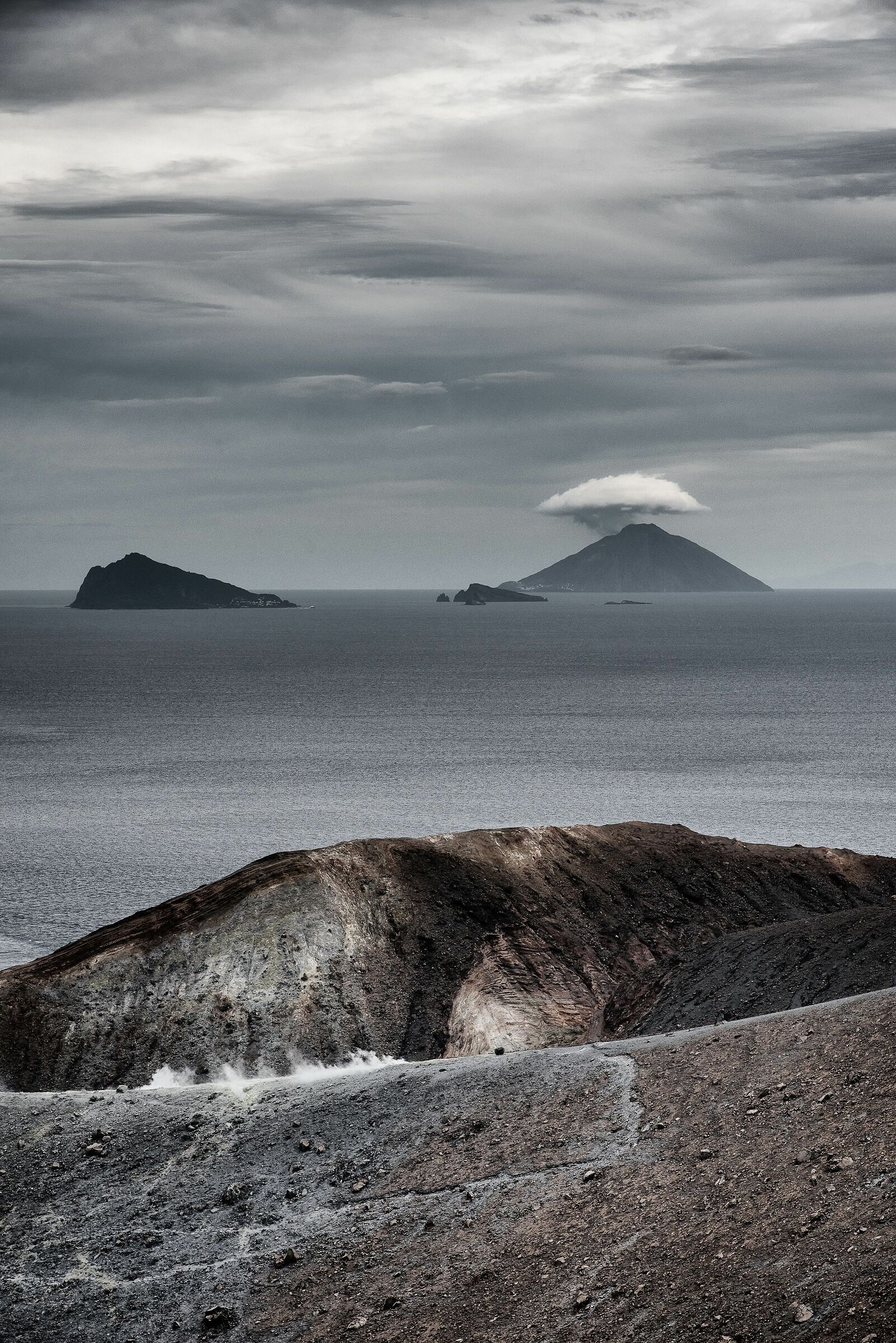 Stromboli as seen from Vulcan