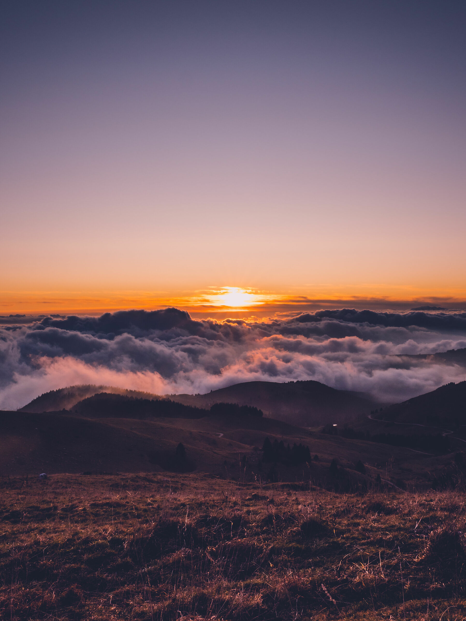 Tramonto su cimagrappa