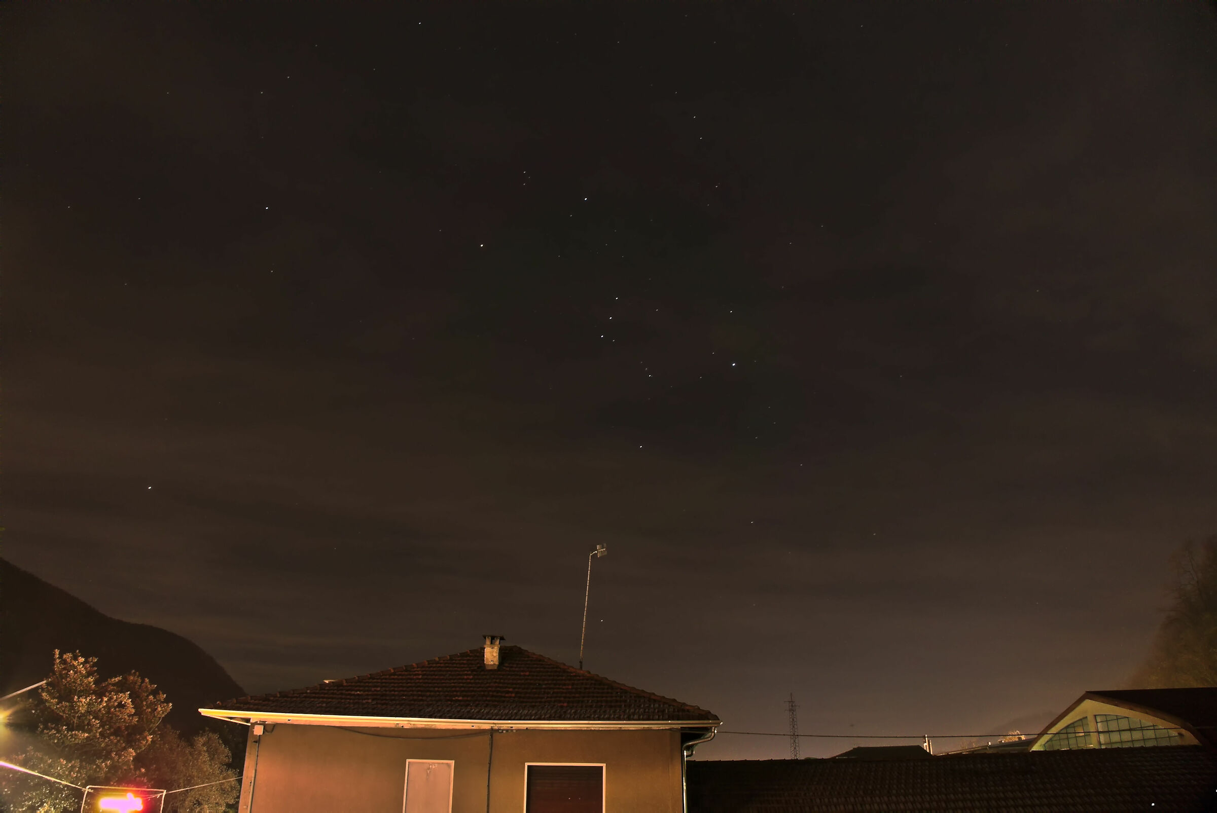 Una Sera Invernale Sotto Orione.