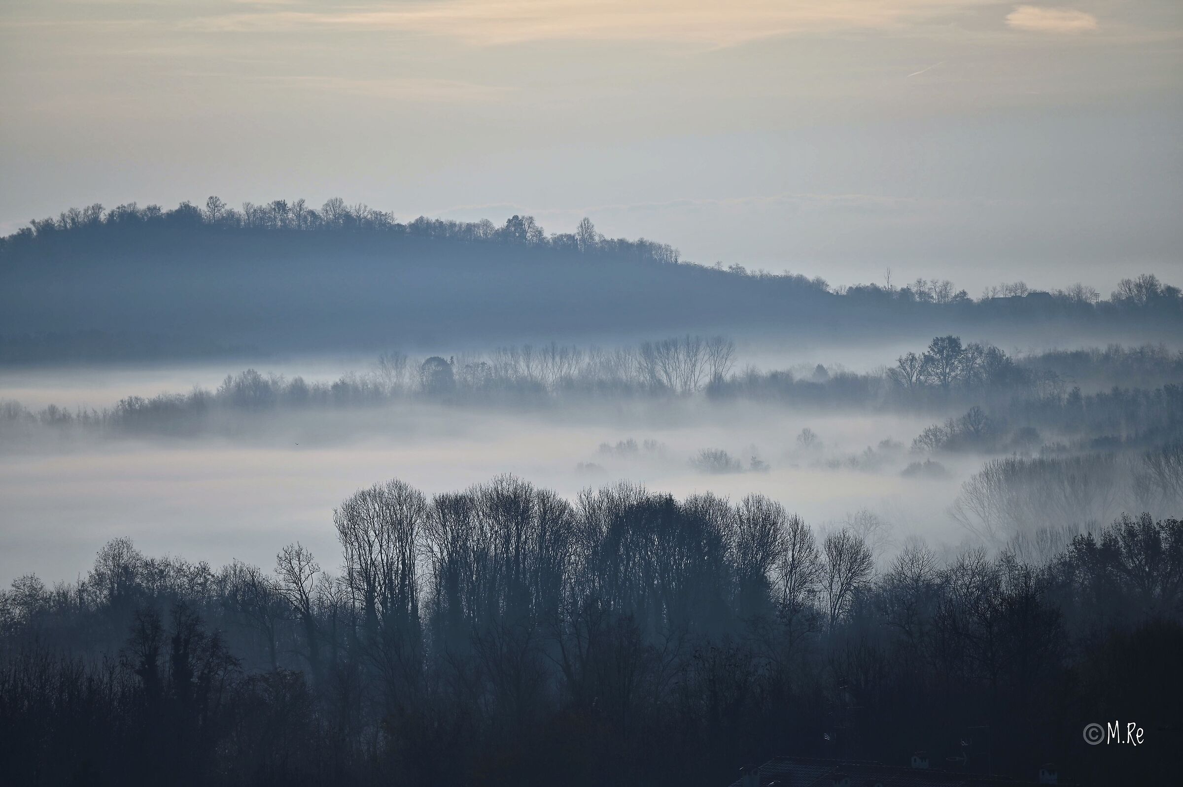 Fog on Lake Candia