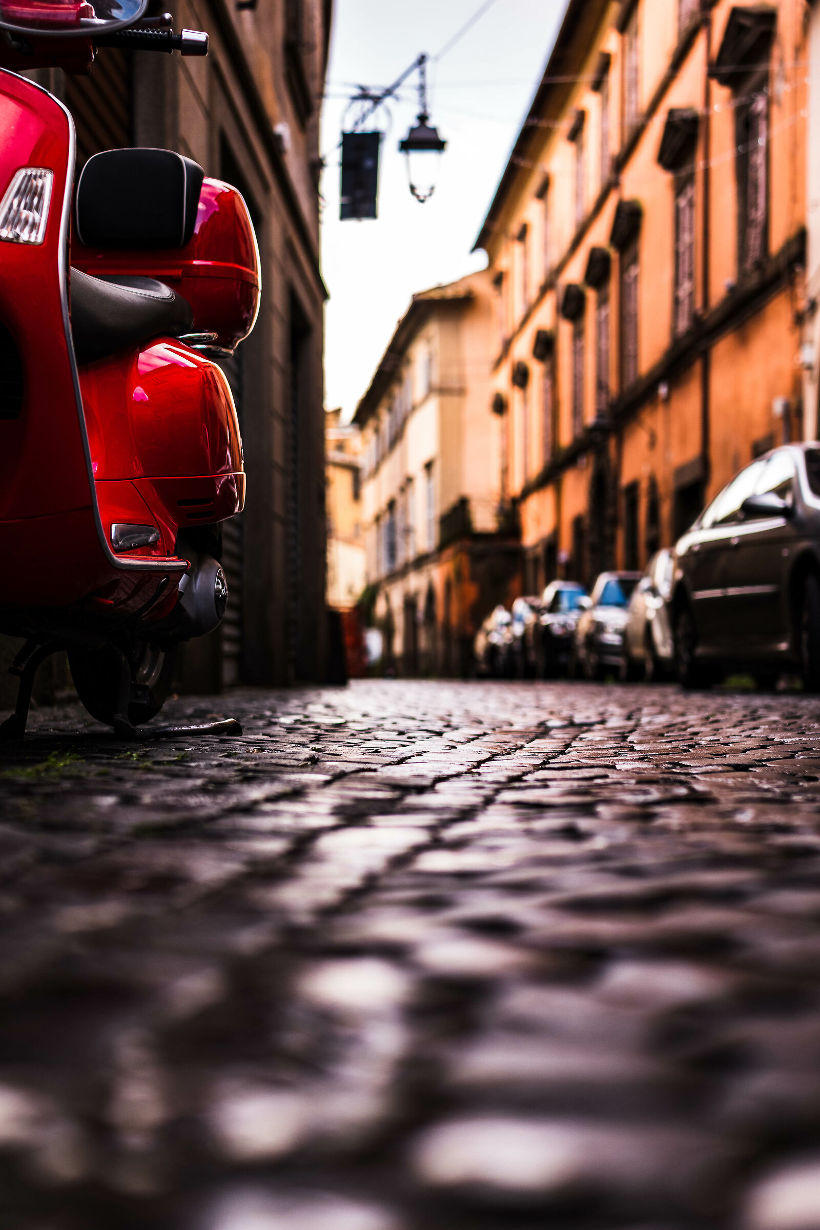 Vespa in centro